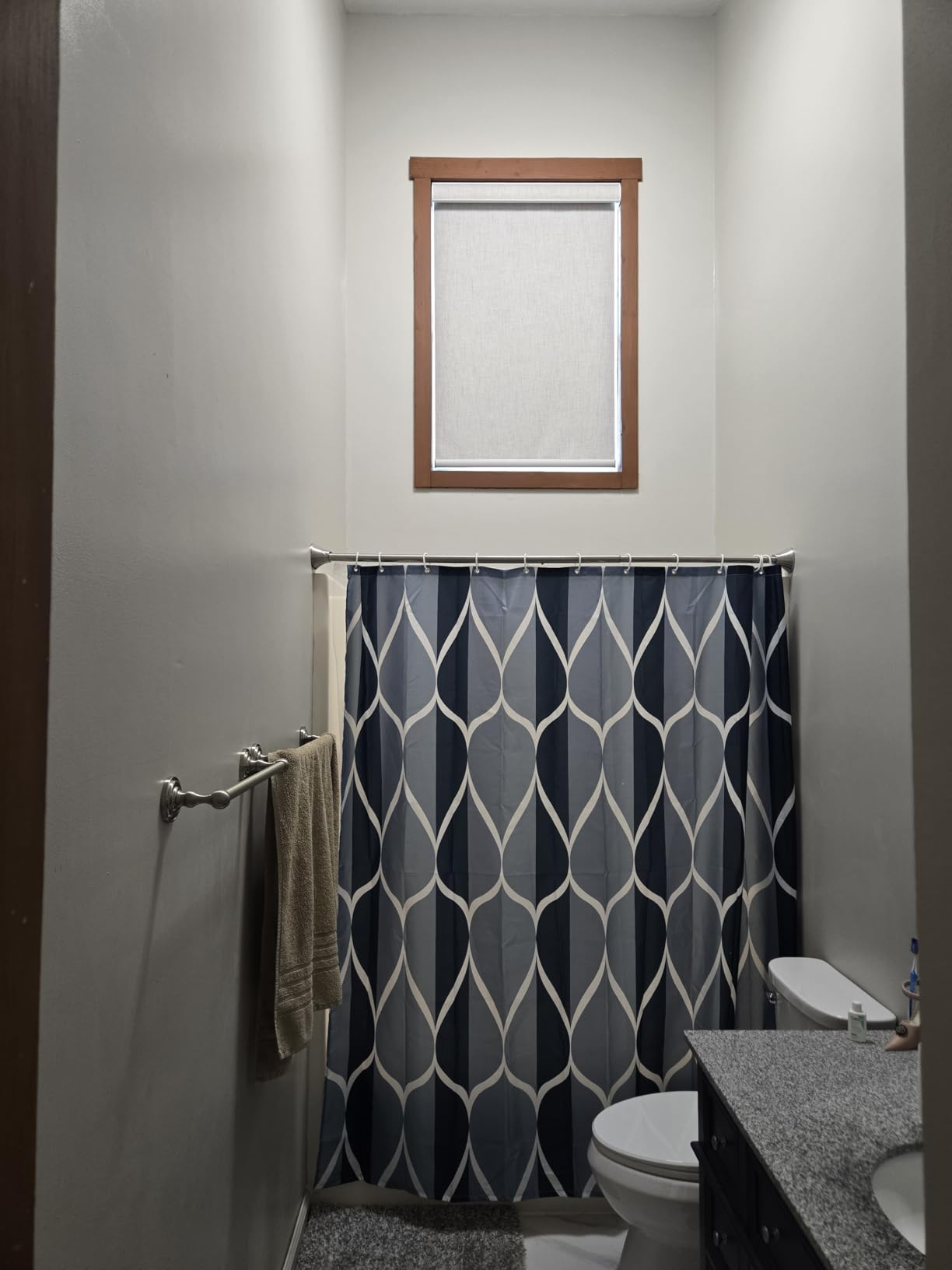 Bringnox Motorized Blinds with Remote,100% Blackout Smart Roller Blinds Compatible with Apple Homekit Google Home and Alexa Via HUB,and Customized - Customer Photo 1