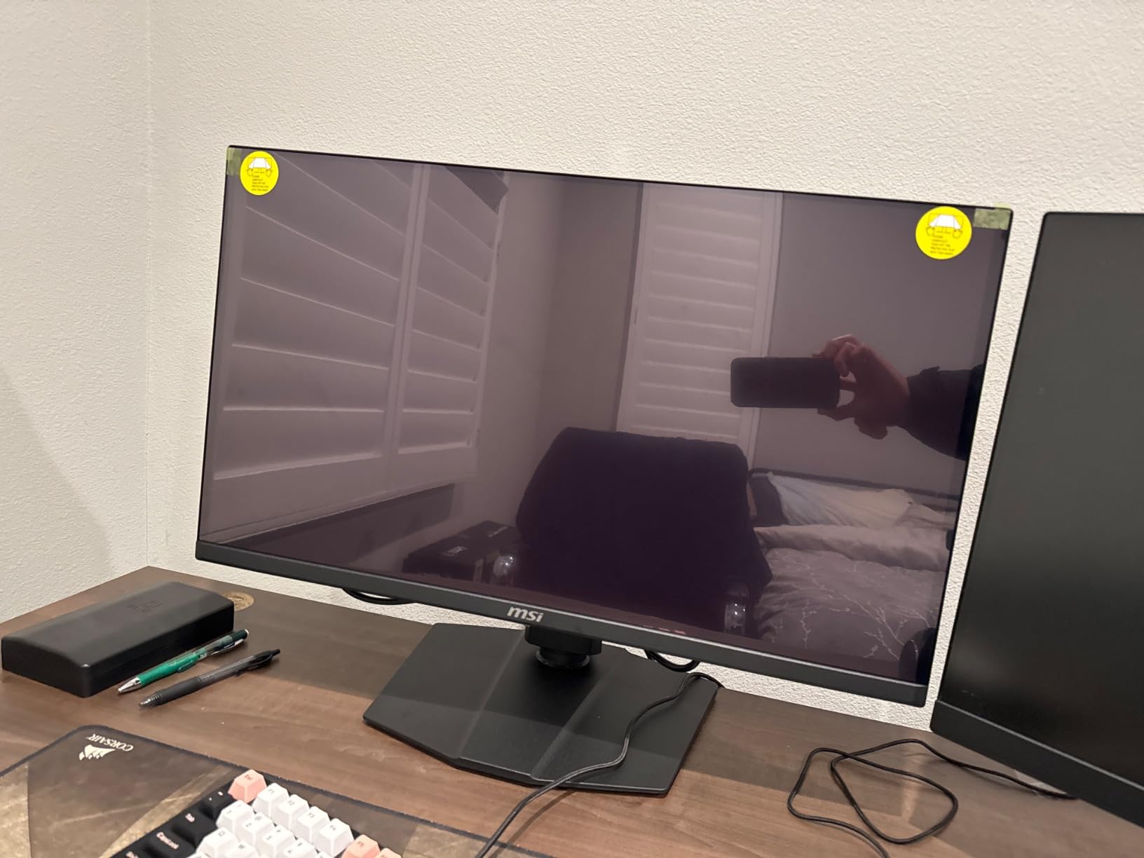 MSI MAG 271QPX QD-OLED, 27 OLED Gaming Monitor, 2560 x 1440 (QHD), 0.03ms Response time, 360Hz, True Black HDR 400, HDMI, DP Port, USB Type C, Tilt, Height, Black - Customer Photo 1