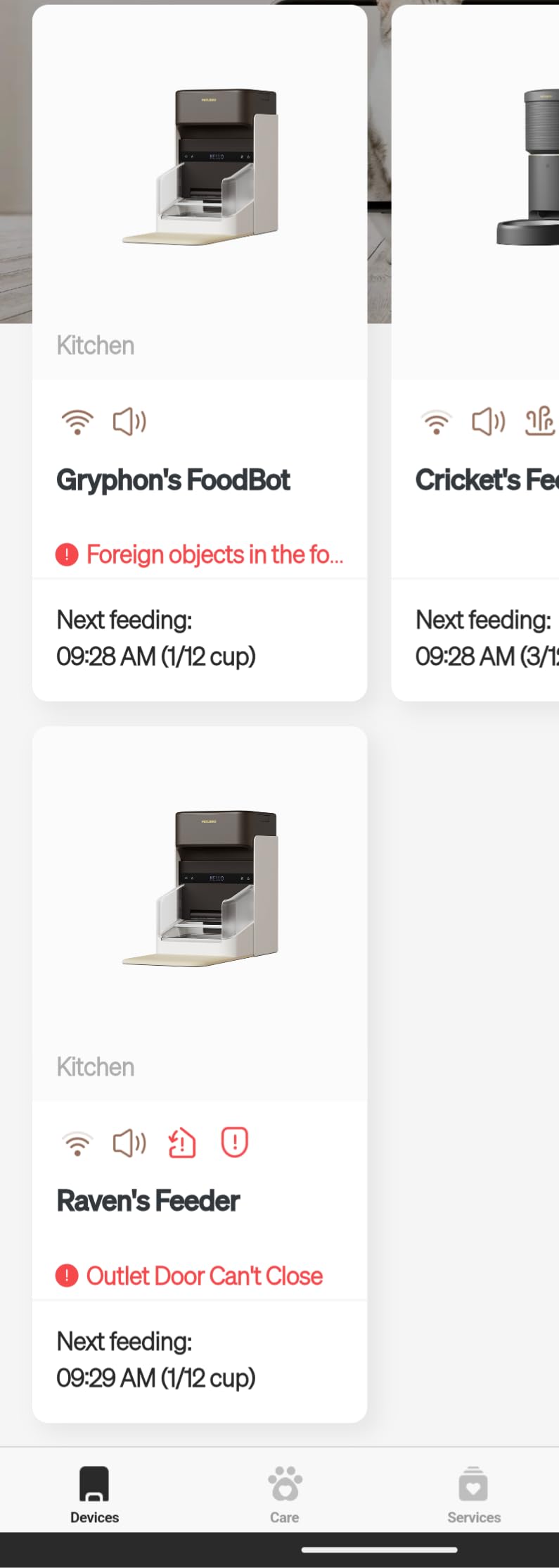 PETLIBRO RFID Automatic Cat Feeder, Collar Tag-Activated Personalized Meals, 5G&2.4G Wi-Fi Programmable Cat Food Dispenser with Cats Recognition & Diet Tracking for Multi-Pet Homes and Different Diets - Customer Photo 4