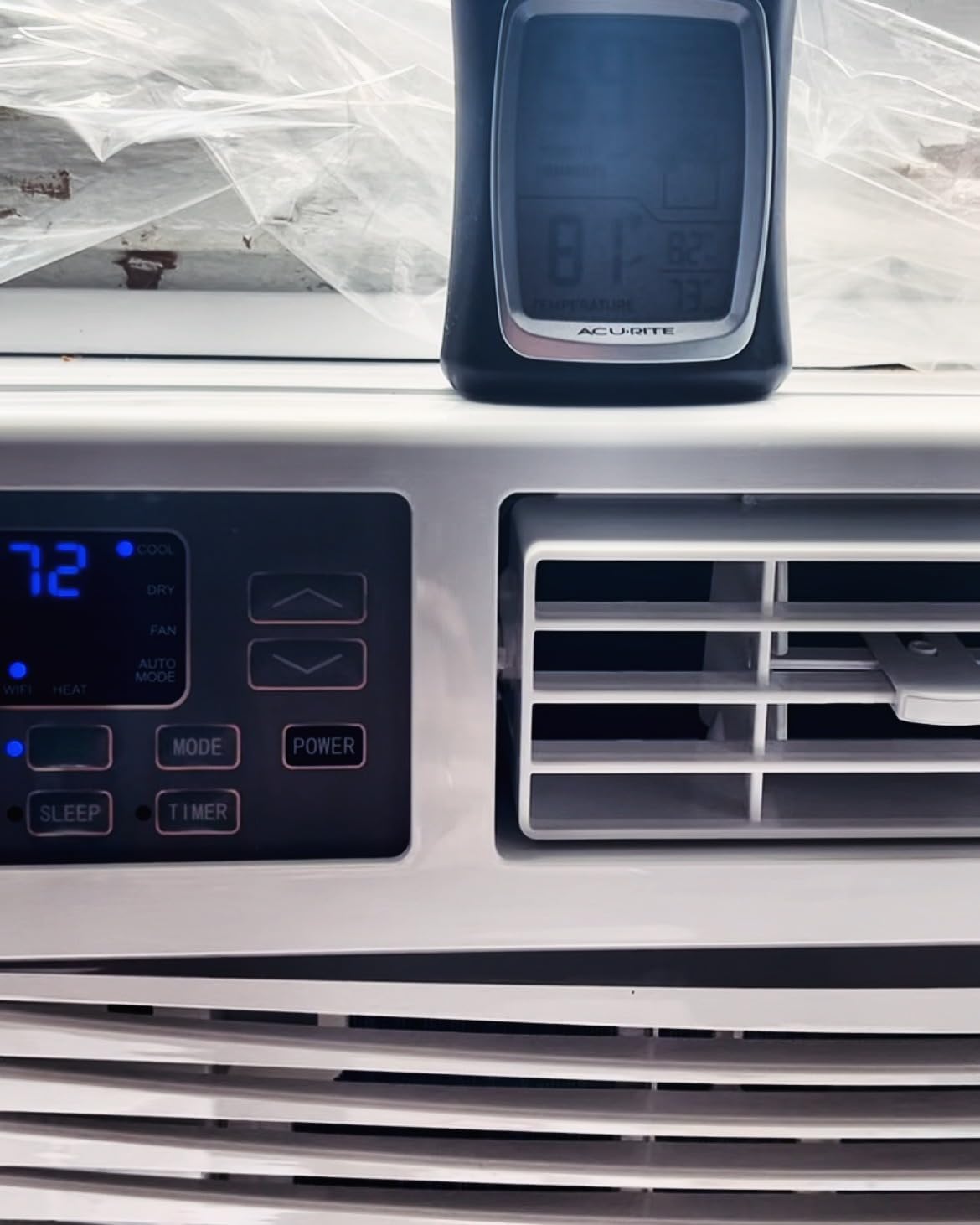 ROVSUN 8000 BTU Window Air Conditioner with Heat, Window AC Unit & Heater Combo with APP & Voice Smart Control, Timer Function & Easy Installation Kit, Work with Alexa/Google Assistant, 115V/60Hz - Customer Photo 2