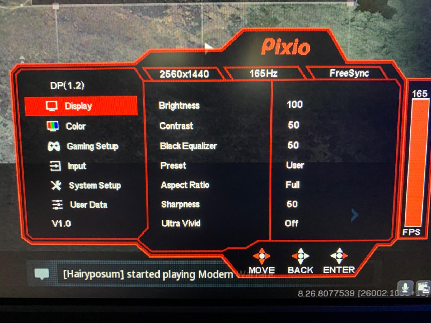 Pixio PX277 Prime Neo 27 inch 180Hz Refresh Rate QHD 1440p Resolution Fast IPS Panel 1ms GTG Response Time Gaming Monitor with Adaptive Sync and Fully Adjustable Stand - Customer Photo 1