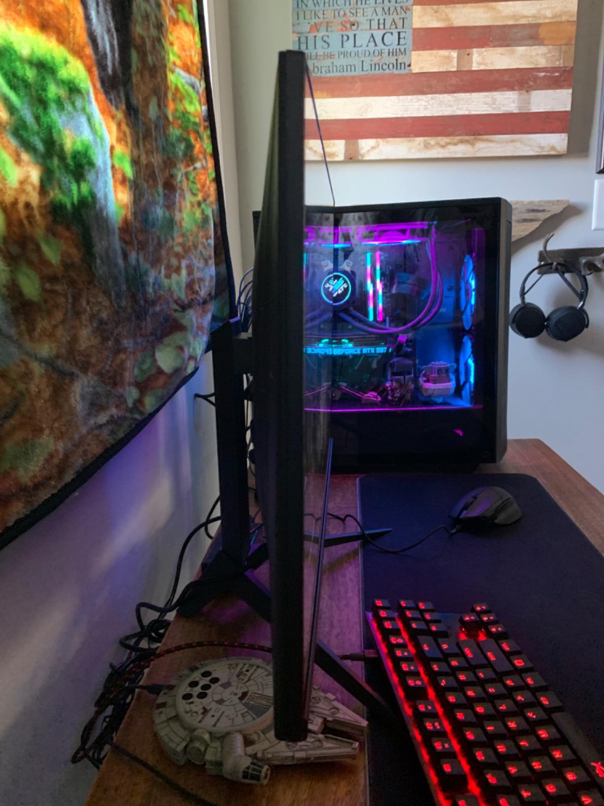 Pixio PX277 Prime Neo 27 inch 180Hz Refresh Rate QHD 1440p Resolution Fast IPS Panel 1ms GTG Response Time Gaming Monitor with Adaptive Sync and Fully Adjustable Stand - Customer Photo 3