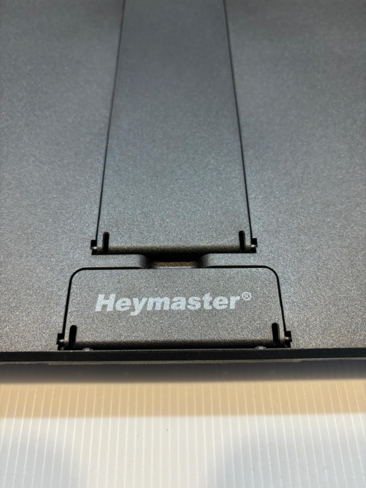 Heymaster Monitor Stand for Desk, Gaming Monitor Riser with RGB Light, Foldable Computer Monitor Stand Riser, Desk Organizers and Accessories for Desktop, Printer (Black) - Customer Photo 1