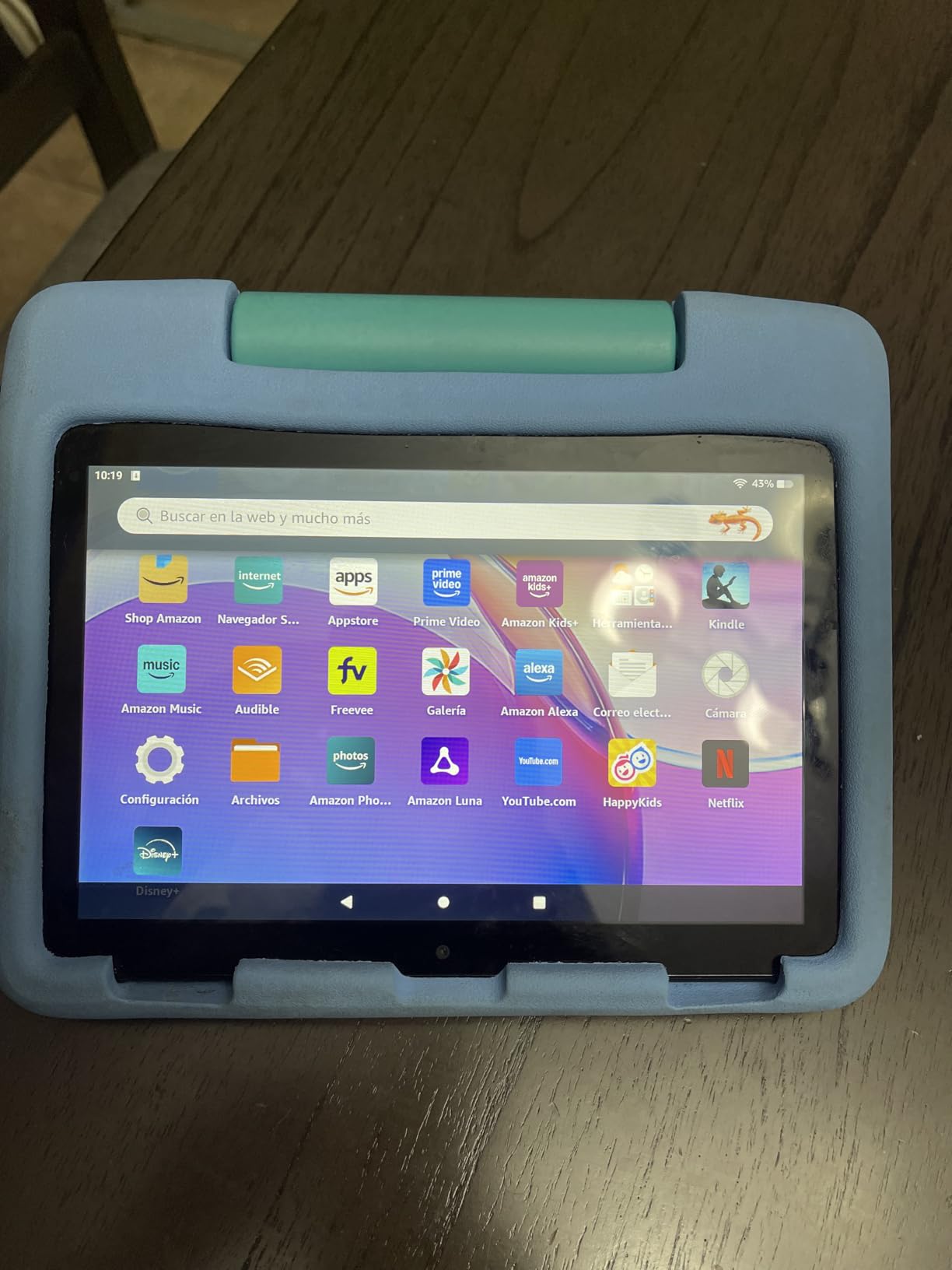 Amazon Fire HD 8 Kids tablet (newest model), ages 3-7. With bright 8