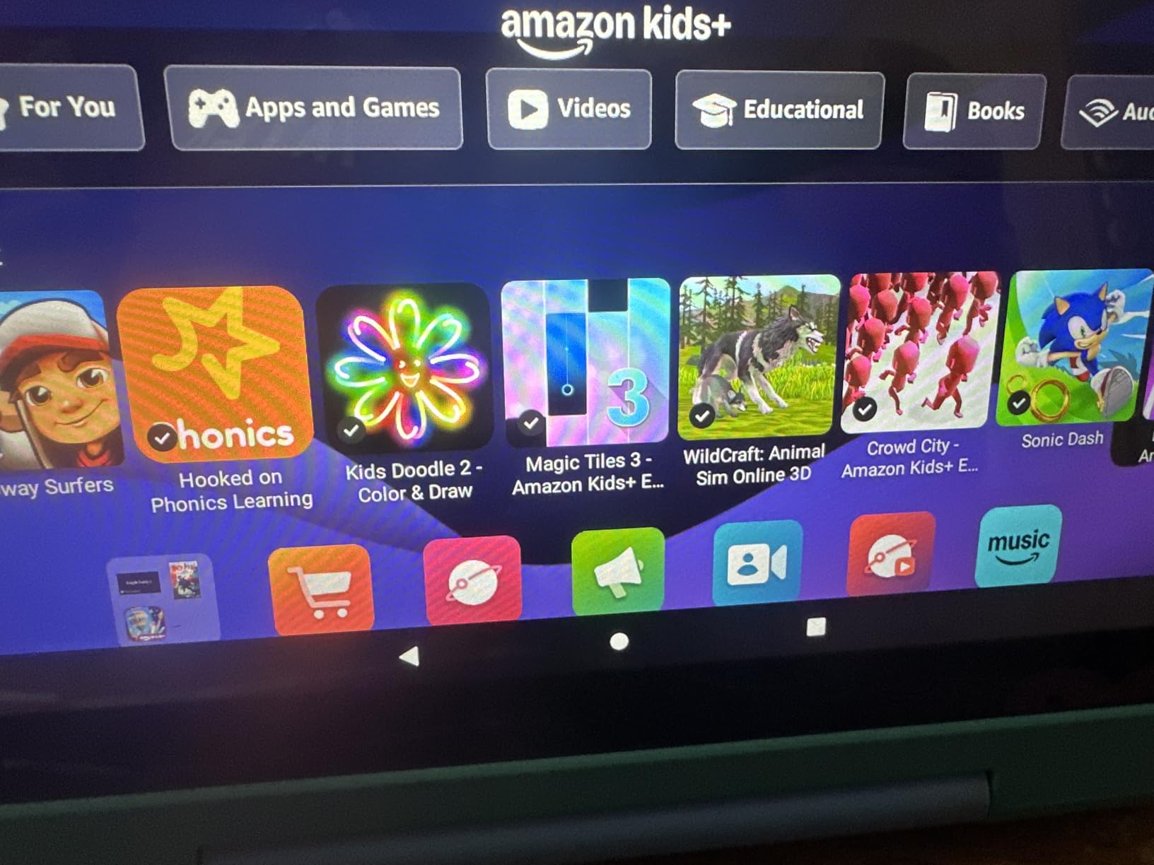 Amazon Fire HD 8 Kids Pro tablet (newest model), ages 6-12. Bright 8
