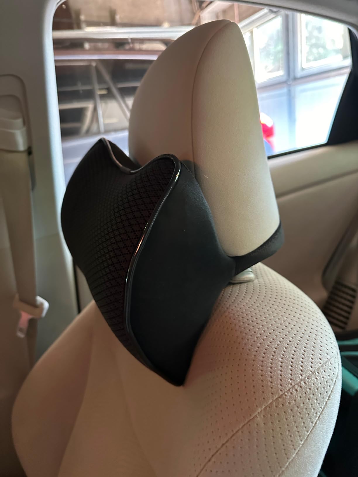 Car Neck Support Pillow,Car Neck Pillow for Relieving Neck Fatigue 100% Soft Memory Foam,Ergonomic Design - Customer Photo 2