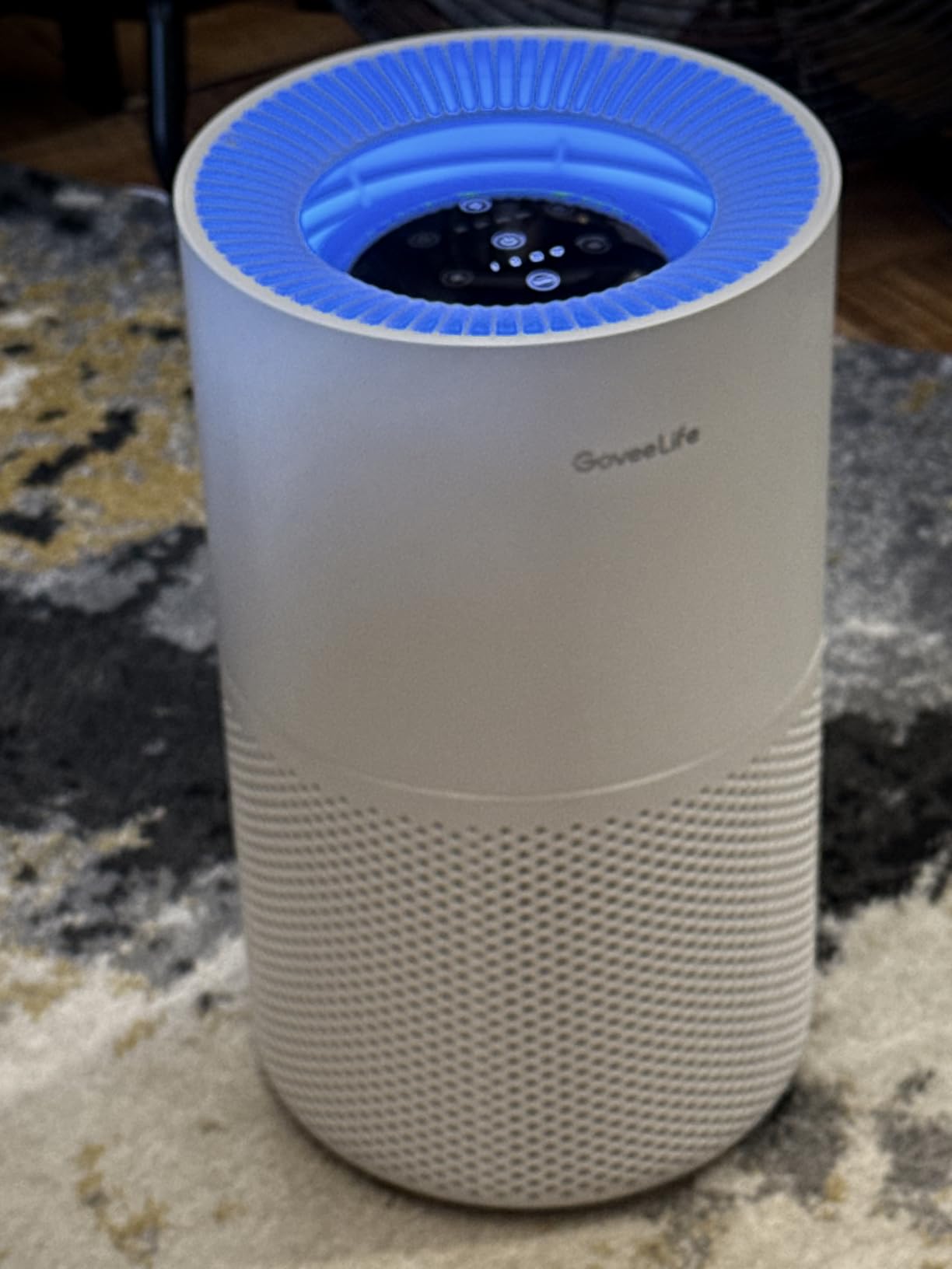 GoveeLife Air Purifiers for Home, Smart Air Purifier for Large Rooms with App & Alexa Control, Covers up to 1162ft², Air Quality Monitor, PM2.5 Sensor Air Purifier for Pet Hair, Pollen, Dust, Smoke - Customer Photo 1
