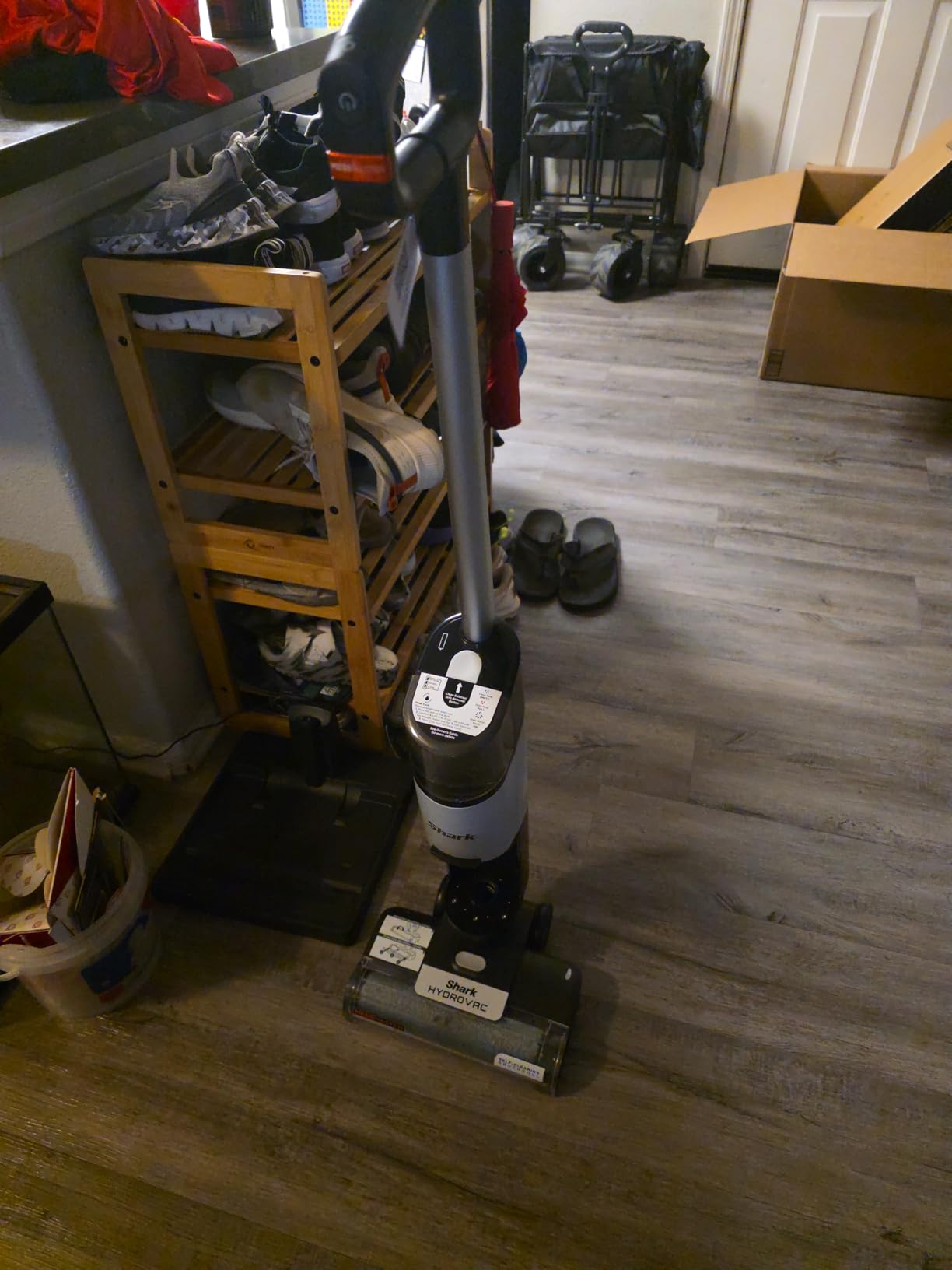 Shark | Wet Dry Vacuum Cleaner | Vacuum and Mop Combo | HydroVac MessMaster | 3-in-1 Self-Cleaning + Powerful Suction | 2 Brushrolls & 2 Solutions Included | Hardwood Floor & Area Rug Cleaner | AW261 Customer Review Shark | Wet Dry Vacuum Cleaner | Vacuum and Mop Combo | HydroVac MessMaster | 3-in-1 Self-Cleaning + Powerful Suction | 2 Brushrolls & 2 Solutions Included | Hardwood Floor & Area Rug Cleaner | AW261 - Customer Photo 1