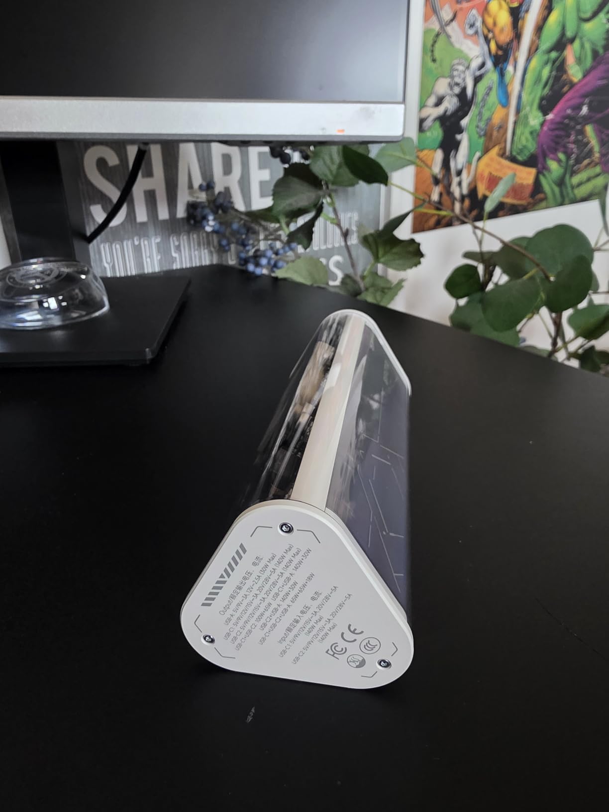 SHARGEEK 170 Power Bank, 140W PD3.1 Portable Charger 24,000mAh/ 86.4Wh High Capacity with Smart Display, 170W Total Output Battery Pack for Laptop MacBook Pro iPhone 17/16/15/14 Series - Customer Photo 3