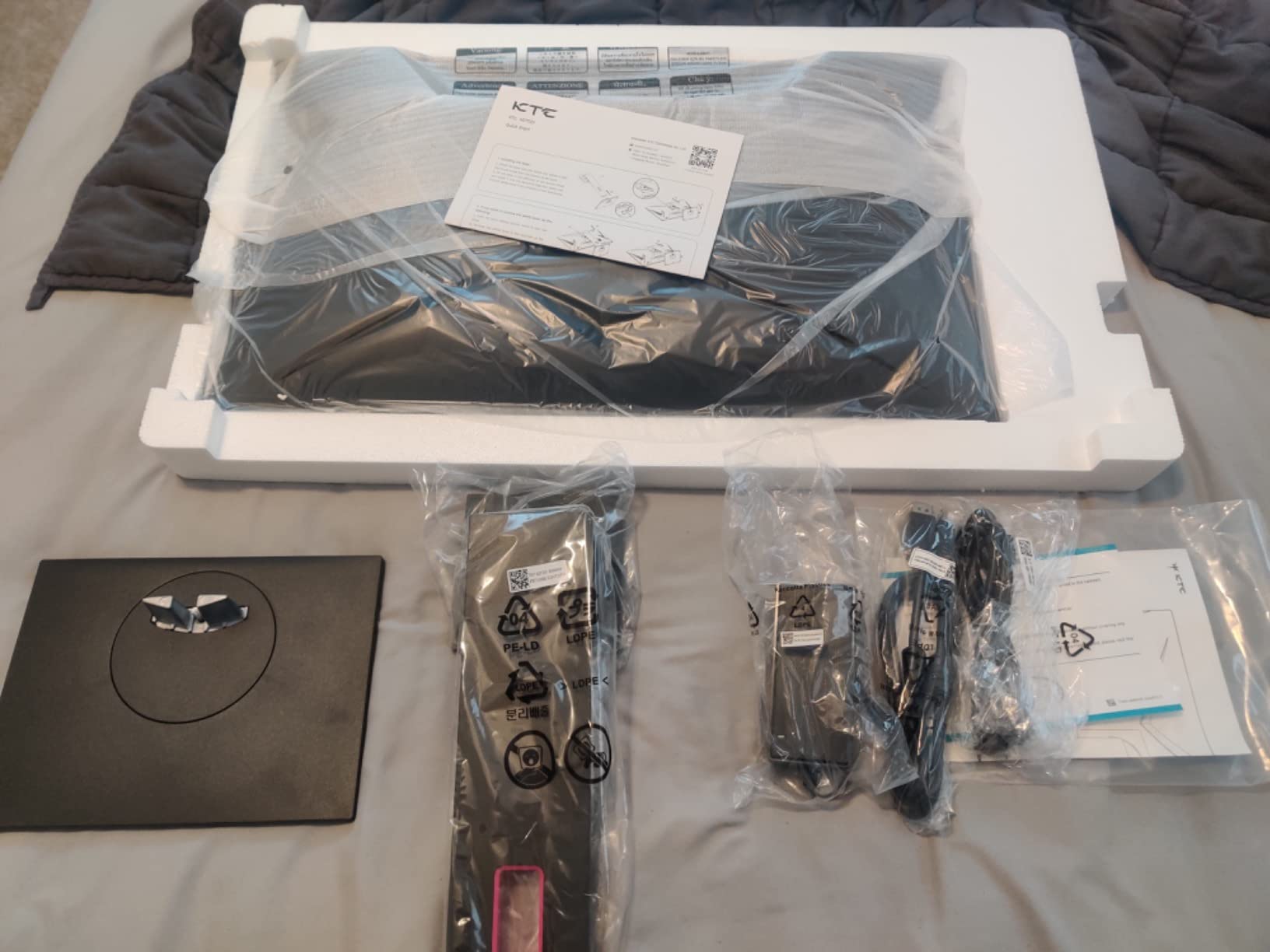 KTC 27 Inch QHD Computer Monitor, 2K 100Hz IPS Gaming Monitor, 1440P Frameless Eye Care PC Office Monitor with HDMI/DP, FreeSync & G-Sync, HDR10, VESA, Tilt Adjustable - Customer Photo 3