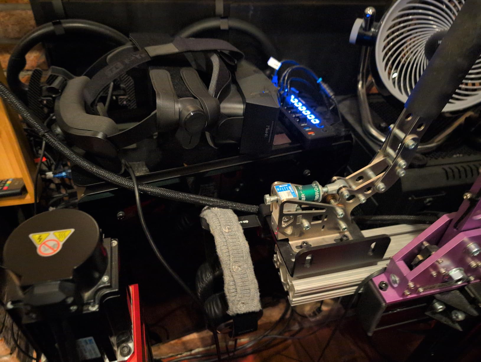 Pimax Crystal Light VR Headset Partial Payment Version-with Controllers, 8K QLED with Local-Dimming, Lightweight & Comfortable Compatible with Flight Simulators, iRacing & PC Gaming - Customer Photo 1