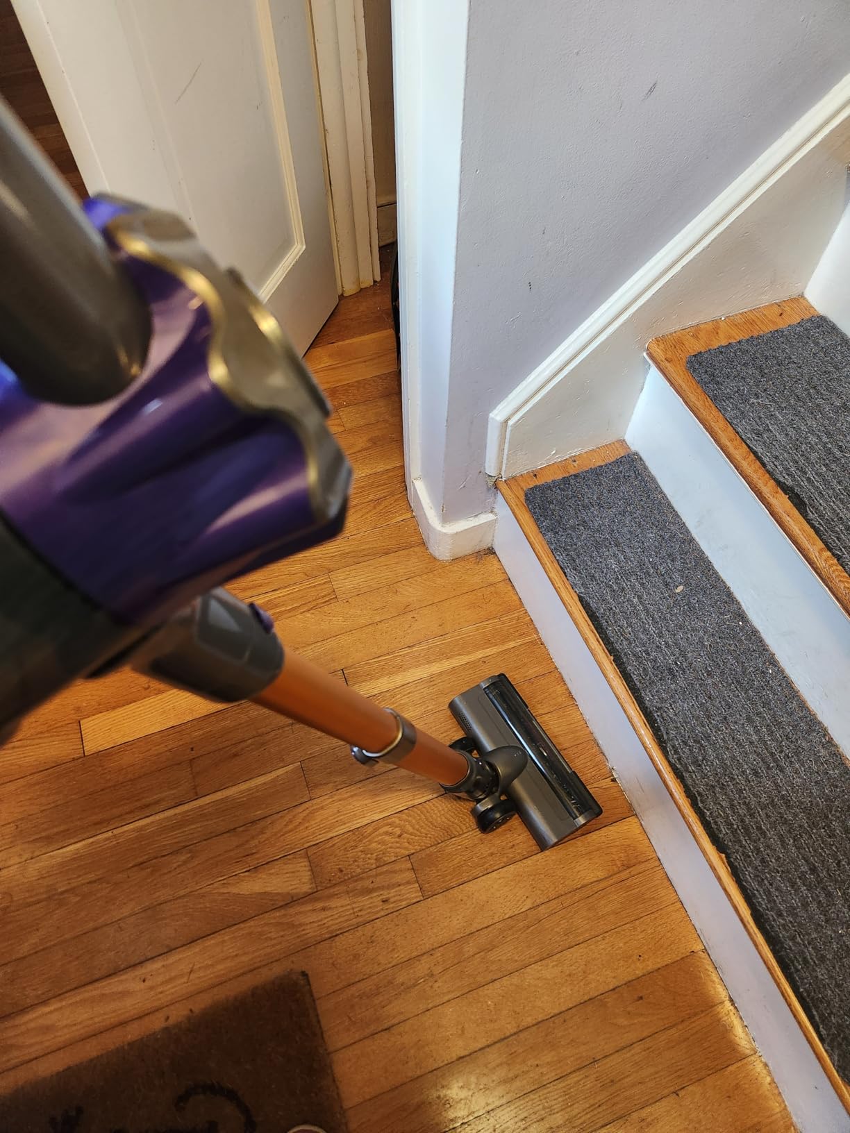 Cordless Vacuum Cleaner, 450W 48Kpa Powerful Stick Vacuum, Up to 60Mins Rechargeable Battery, Vacuum Cleaners for Home Anti-Tangled Lightweight Handheld for Hardwood Floor, Carpets, Pet Hair - Customer Photo 1