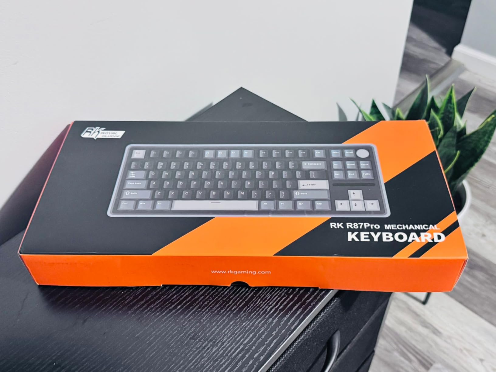 RK ROYAL KLUDGE R87 Pro Wired Mechanical Keyboard with Hot Swappable Knob 75% RGB Backlit Gaming Keyboard 88 Keys TKL Gasket Mounted with QMK/VIA and Linear Creamy Switch Customer Review RK ROYAL KLUDGE R87 Pro Wired Mechanical Keyboard with Hot Swappable Knob 75% RGB Backlit Gaming Keyboard 88 Keys TKL Gasket Mounted with QMK/VIA and Linear Creamy Switch - Customer Photo 2