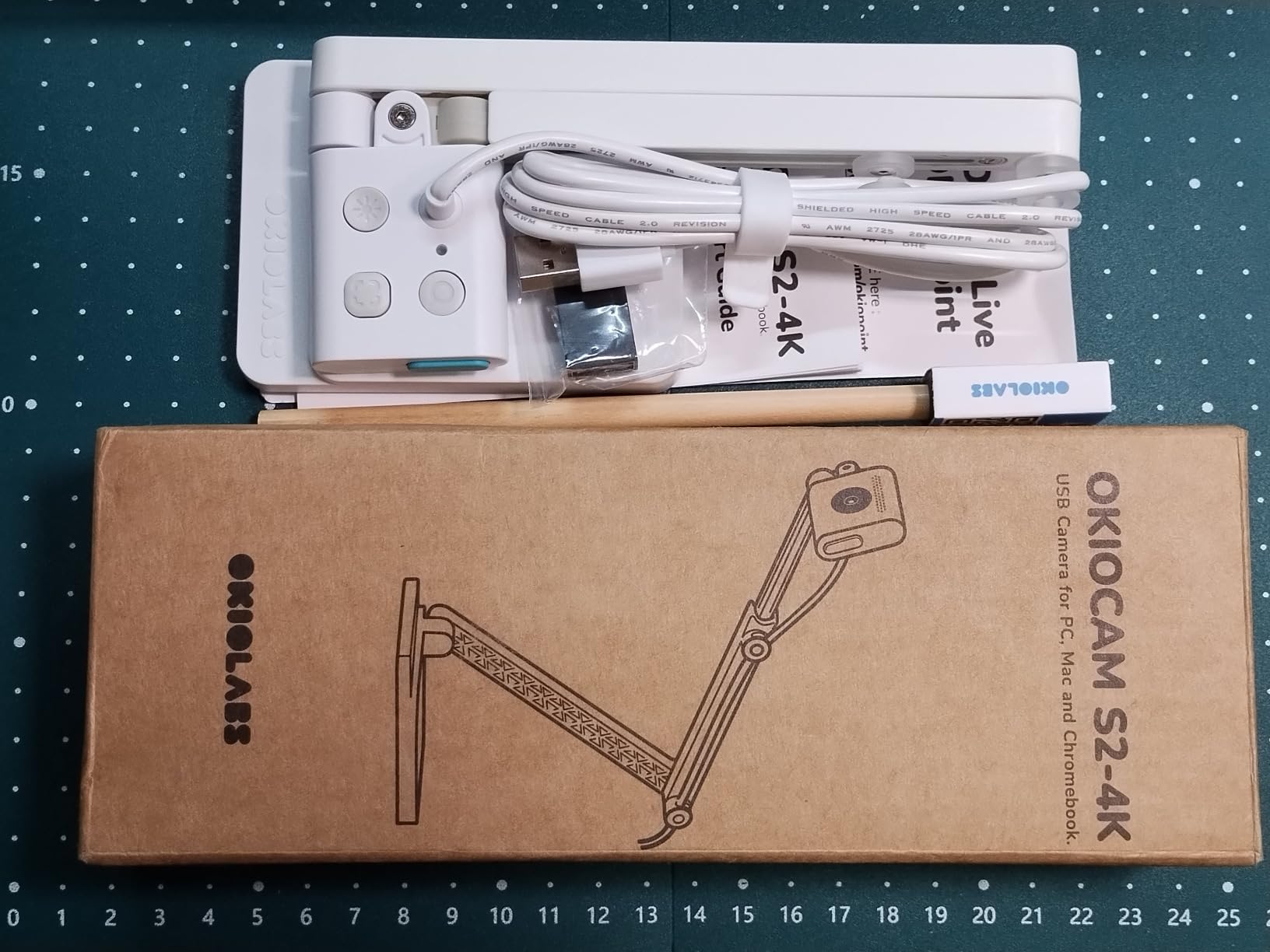 OKIOCAM S2-4K Ultra HD 8MP USB Document Camera for Teachers & Classrooms with OKIOPoint AI-Tracking, Capture Near-Ledger Size, Great in Low Light, Support Mac, USB-C iPad, Interactive Display Customer Review OKIOCAM S2-4K Ultra HD 8MP USB Document Camera for Teachers & Classrooms with OKIOPoint AI-Tracking, Capture Near-Ledger Size, Great in Low Light, Support Mac, USB-C iPad, Interactive Display - Customer Photo 2