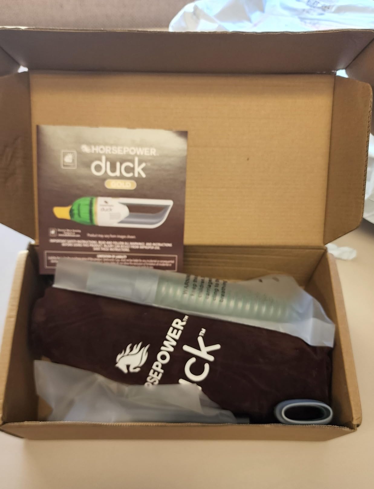 Duck Compact Cordless Vacuum by Horsepower, Gold Edition, Ultra-Powerful Upgraded Battery for Extra-Long Run Time, AS-SEEN-ON-TV, Strong Suction, Easy to Store, Portable & Rechargeable. Home & Auto - Customer Photo 2