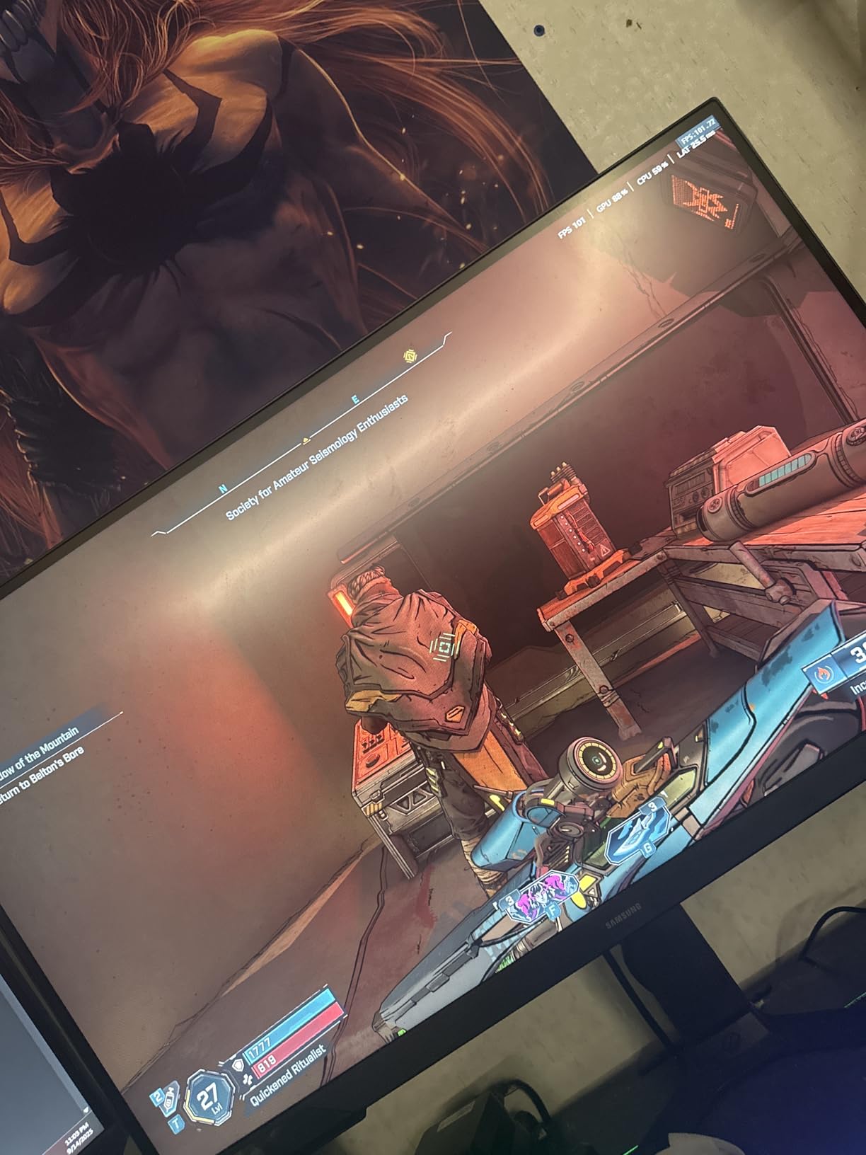 Samsung 27-Inch Odyssey G3 (G30D) Series FHD Gaming Monitor, 1ms, 180Hz, AMD FreeSync, Adjustable Stand, Black Equalizer, Virtual Aim Point, Eye Saver Mode, Flicker-Free, LS27DG302ENXZA - Customer Photo 3