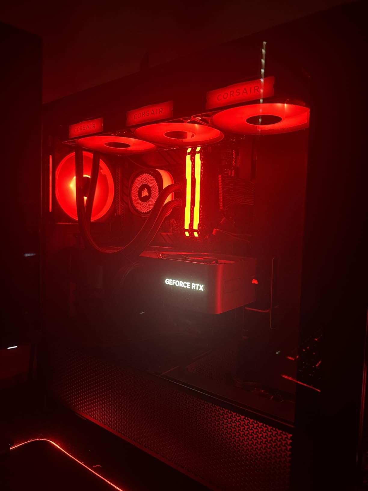 CORSAIR iCUE Link Titan 360 RX RGB Liquid CPU Cooler – 360mm AIO – Low-Noise – FlowDrive Cooling Engine – Intel LGA 1851/1700, AMD AM5/AM4 – 3X RX120 RGB Fans – iCUE Link System Hub Included – Black - Customer Photo 2