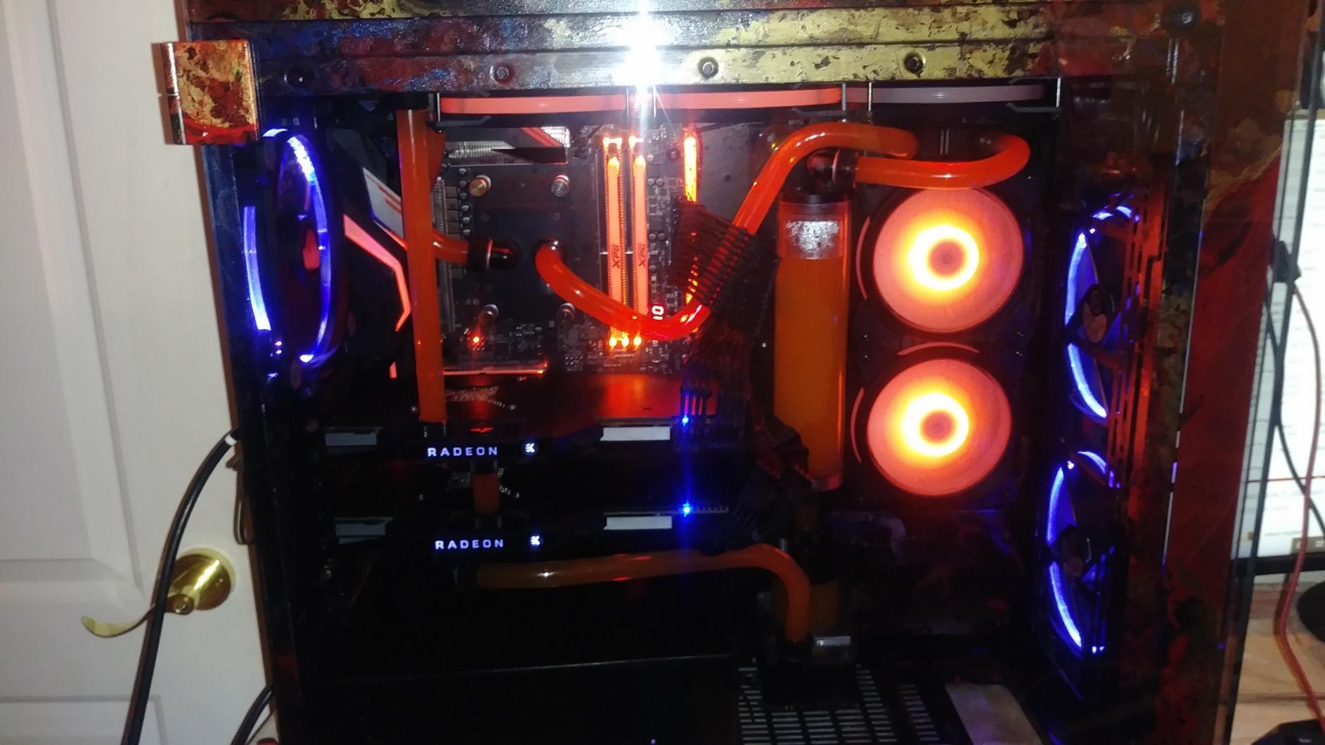 Thermaltake View 170 TG ARGB Black Micro-ATX Case; 3x120mm ARGB Fans Included; Supports Up to 280mm Radiator; Front & Side Dual Tempered Glass Panel; CA-1Z4-00M1WN-00; 3 Year Warranty Customer Review Thermaltake View 170 TG ARGB Black Micro-ATX Case; 3x120mm ARGB Fans Included; Supports Up to 280mm Radiator; Front & Side Dual Tempered Glass Panel; CA-1Z4-00M1WN-00; 3 Year Warranty - Customer Photo 1