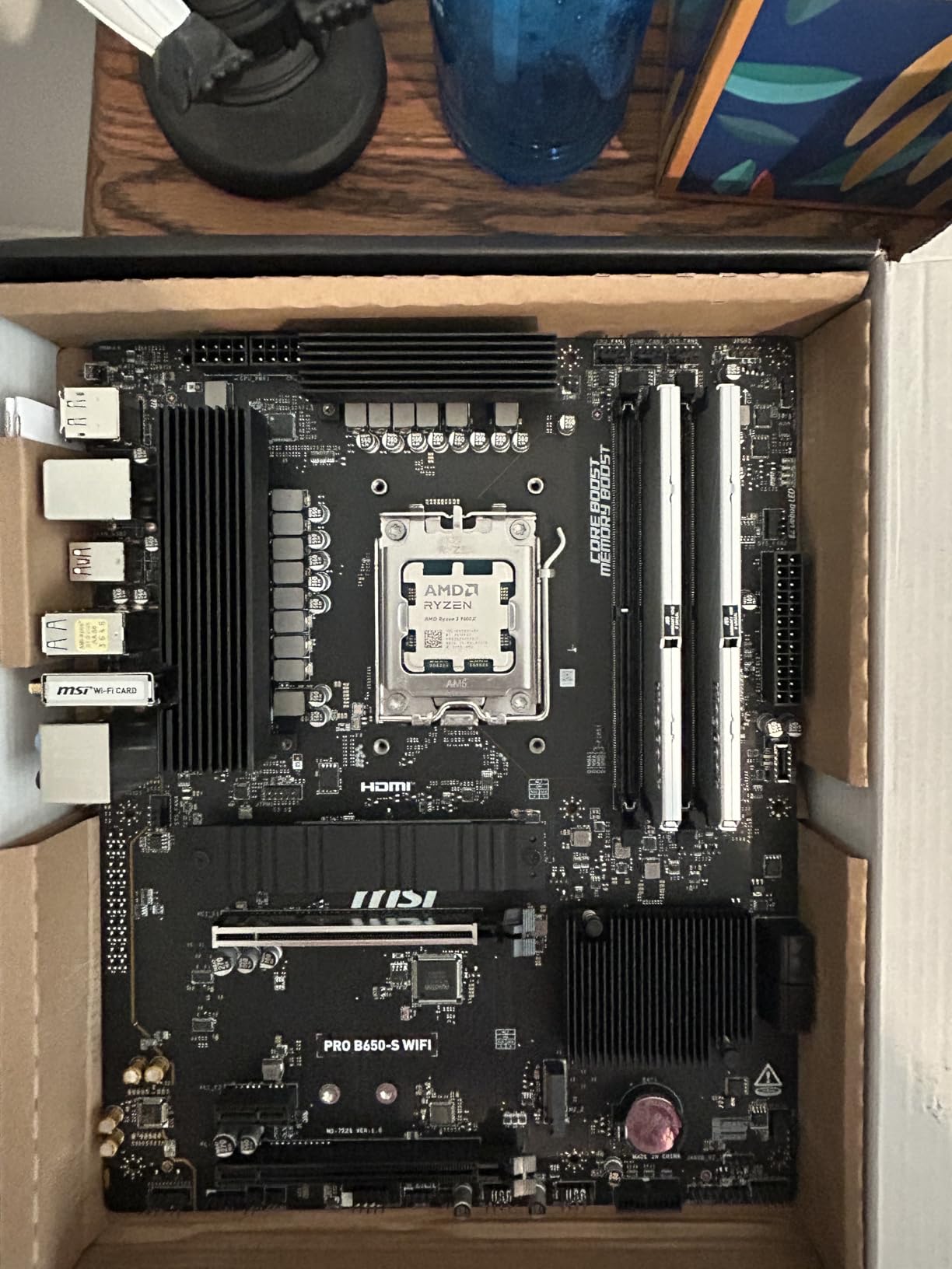 AMD Ryzen™ 5 9600X 6-Core, 12-Thread Unlocked Desktop Processor Customer Review AMD Ryzen™ 5 9600X 6-Core, 12-Thread Unlocked Desktop Processor - Customer Photo 5