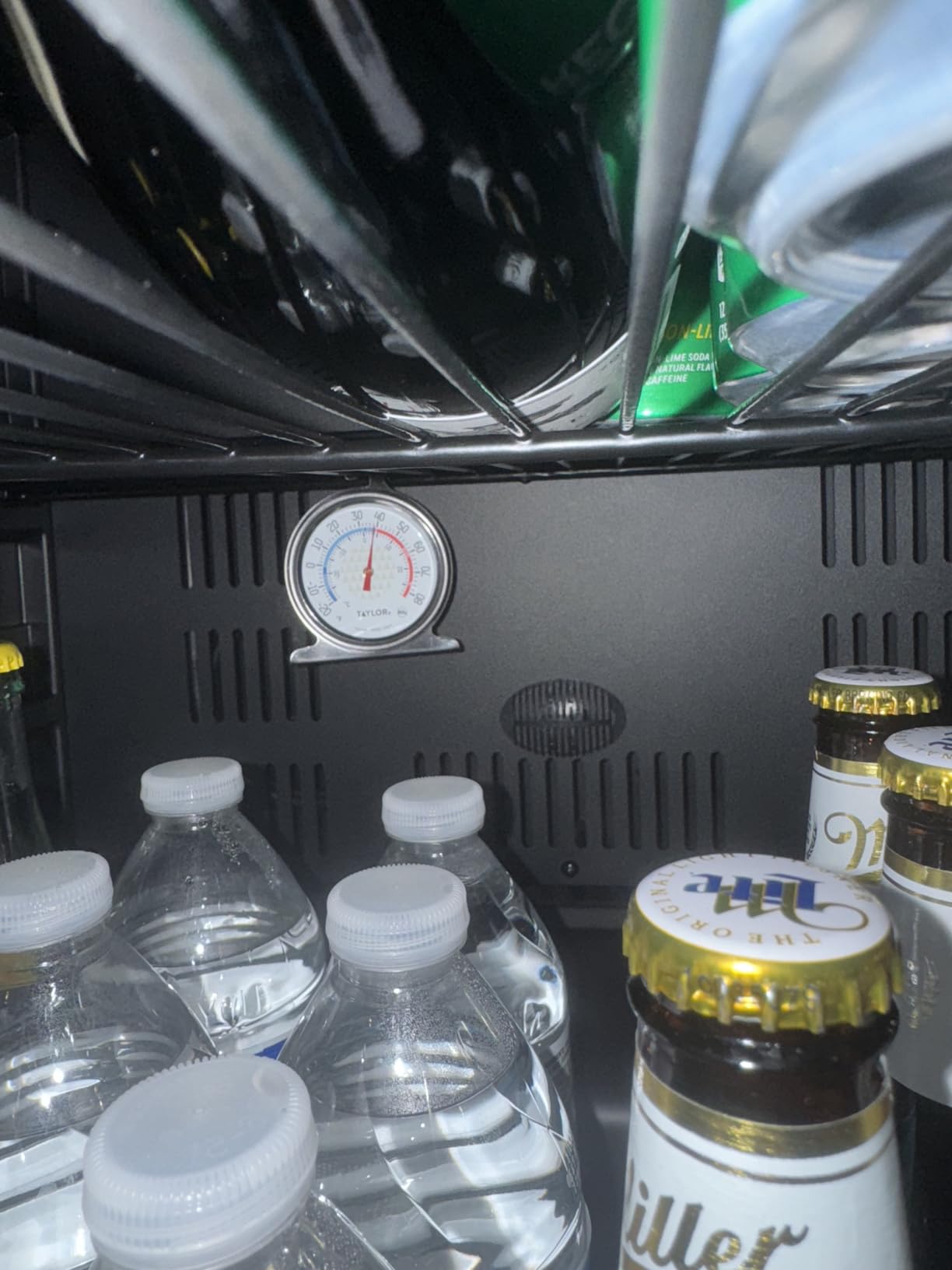 Ca'Lefort 24 Inch Beverage Refrigerator, 180 Can 34°F -54°F Beverage Fridges, Drink Fridge with Glass Door 3 LED Beverage Coolers Built in or Freestanding, Perfect for Home/Kitchen(5.65 cu.ft) - Customer Photo 2