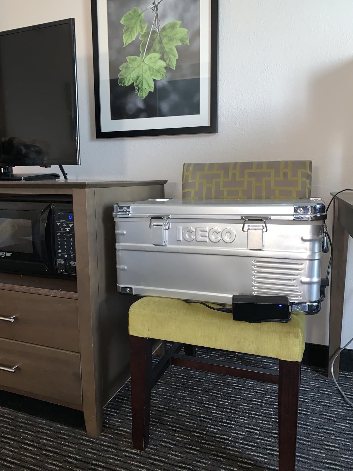 ICECO APL35 12 Volt Car Refrigerator, 37 Quart (30 Liter) Light Duty Aluminum 12v Portable Fridge Freezer, SECOP Nano Compressor, -4℉~68℉, 12/24V DC, 100-240V AC for Outdoor, Camping, RV, Truck, Boat Customer Review ICECO APL35 12 Volt Car Refrigerator, 37 Quart (30 Liter) Light Duty Aluminum 12v Portable Fridge Freezer, SECOP Nano Compressor, -4℉~68℉, 12/24V DC, 100-240V AC for Outdoor, Camping, RV, Truck, Boat - Customer Photo 1