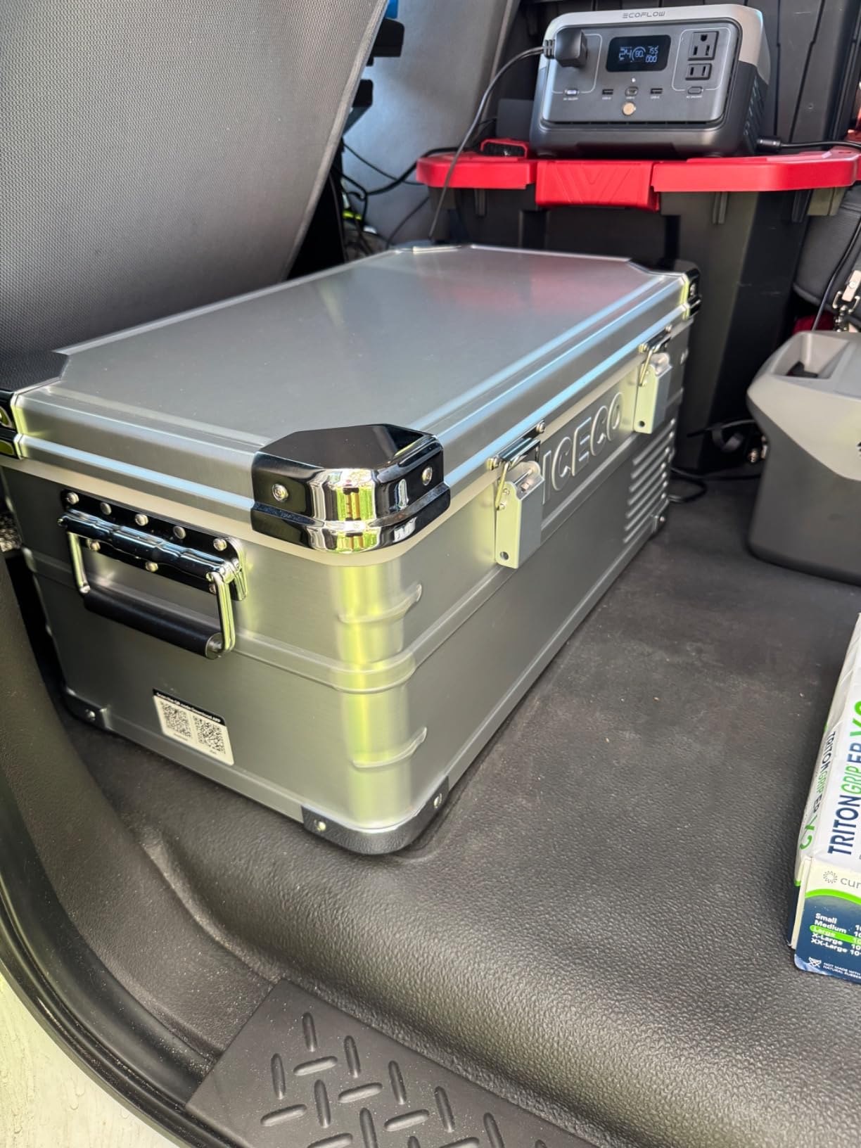 ICECO APL35 12 Volt Car Refrigerator, 37 Quart (30 Liter) Light Duty Aluminum 12v Portable Fridge Freezer, SECOP Nano Compressor, -4℉~68℉, 12/24V DC, 100-240V AC for Outdoor, Camping, RV, Truck, Boat Customer Review ICECO APL35 12 Volt Car Refrigerator, 37 Quart (30 Liter) Light Duty Aluminum 12v Portable Fridge Freezer, SECOP Nano Compressor, -4℉~68℉, 12/24V DC, 100-240V AC for Outdoor, Camping, RV, Truck, Boat - Customer Photo 3