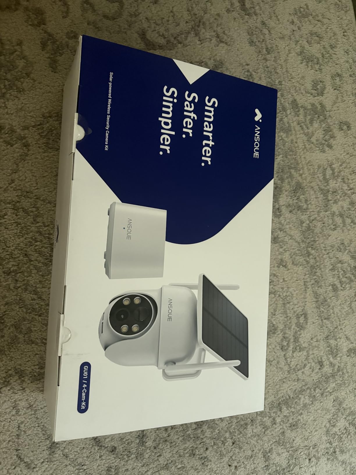 Security Cameras Wireless Outdoor Home System, 4 Camera Kit, No Subscription Fees, Solar Powered, Local Storage, 365-Day Battery Life, 360°PTZ Surveillance, Auto Tracking, 2K Color Night Vision Customer Review Security Cameras Wireless Outdoor Home System, 4 Camera Kit, No Subscription Fees, Solar Powered, Local Storage, 365-Day Battery Life, 360°PTZ Surveillance, Auto Tracking, 2K Color Night Vision - Customer Photo 1