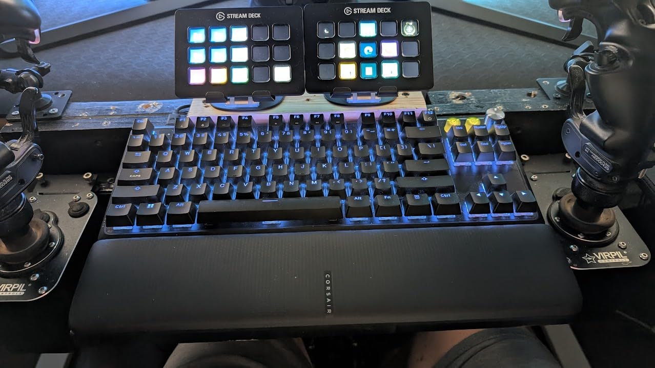 Corsair K70 PRO TKL RGB Tenkeyless Mechanical Wired Gaming Keyboard – Pre-Lubed Hall Effect MGX Hyperdrive Adjustable Switches, Simultaneous SOCD and Rapid Trigger, ABS Double-Shot, QWERTY NA – Black Customer Review Corsair K70 PRO TKL RGB Tenkeyless Mechanical Wired Gaming Keyboard – Pre-Lubed Hall Effect MGX Hyperdrive Adjustable Switches, Simultaneous SOCD and Rapid Trigger, ABS Double-Shot, QWERTY NA – Black - Customer Photo 2