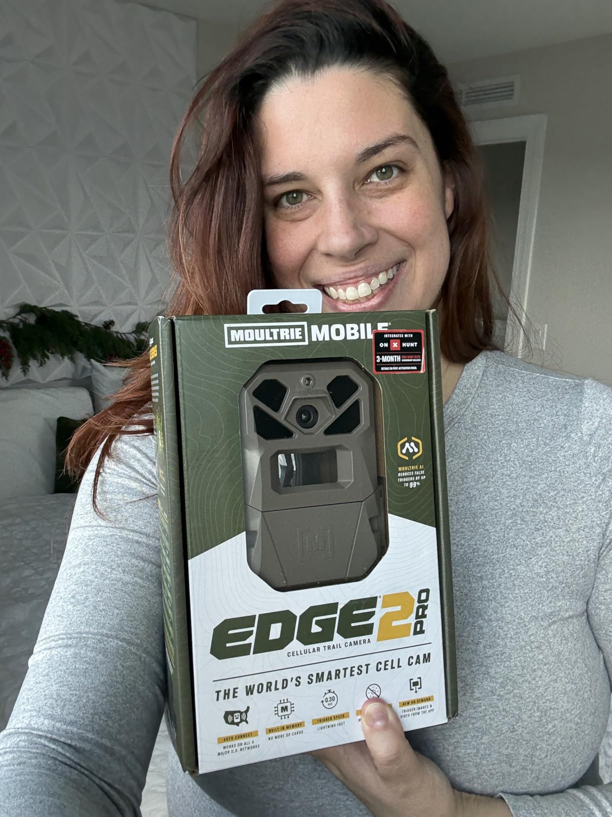 Moultrie Edge 2 Pro Cellular Trail Camera - Auto Connect Nationwide 4G LTE - On Demand 40MP Photo - 1440P Video with HD Audio - Ai False Trigger Elimination - 100 Ft Detection Range - No-Glow Flash Customer Review Moultrie Edge 2 Pro Cellular Trail Camera - Auto Connect Nationwide 4G LTE - On Demand 40MP Photo - 1440P Video with HD Audio - Ai False Trigger Elimination - 100 Ft Detection Range - No-Glow Flash - Customer Photo 2