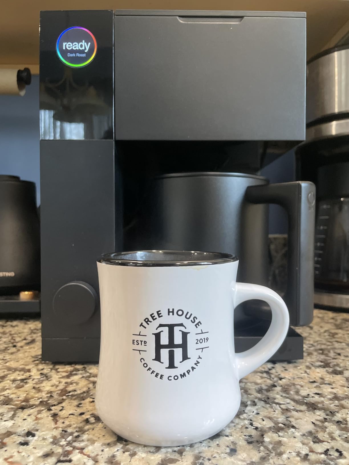 Fellow Aiden Precision Drip Coffee Maker, Thermal Carafe, Perfect Temperature Control, Bloom Cycle, Single Serve to 10 Cup Capacity, Matte Black - Customer Photo 1