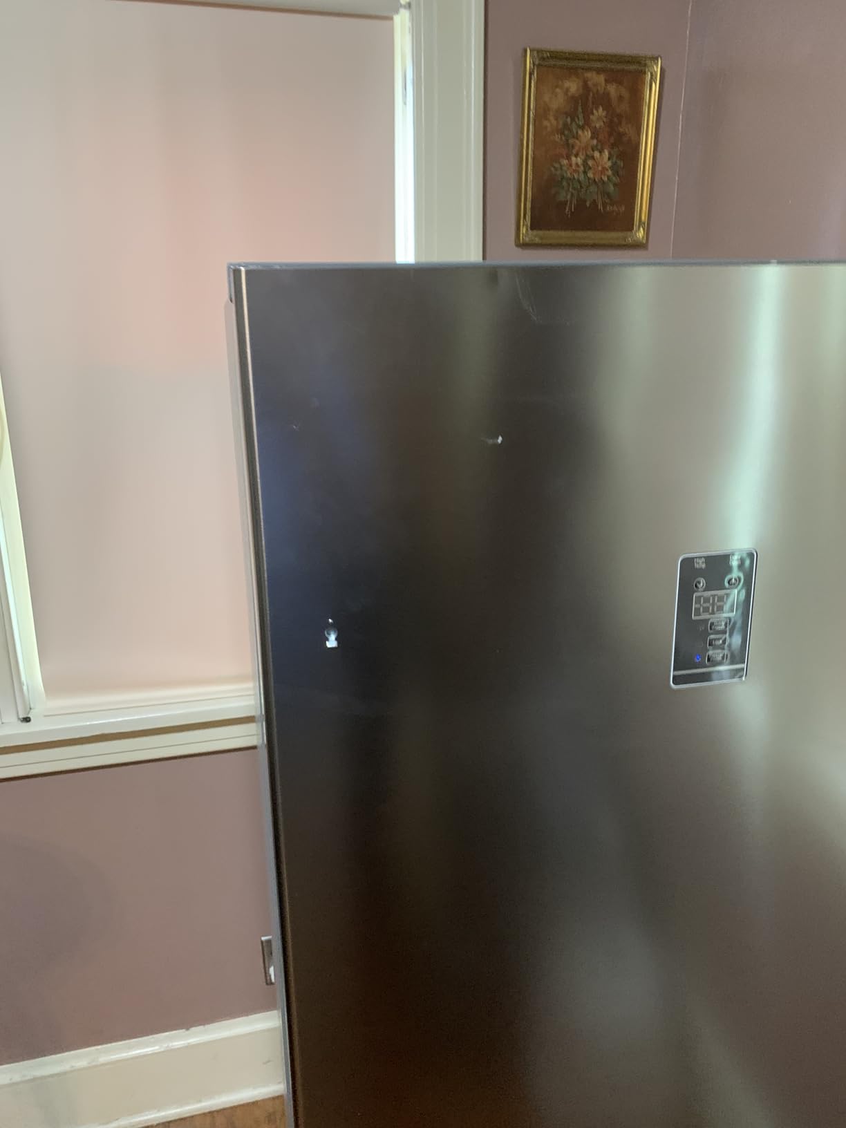 Newair 13.8 cu. ft. Upright Convertible Fridge/Freezer, Garage Ready Refrigerator, Frost Free with Door Alarm and LED Light - Customer Photo 2