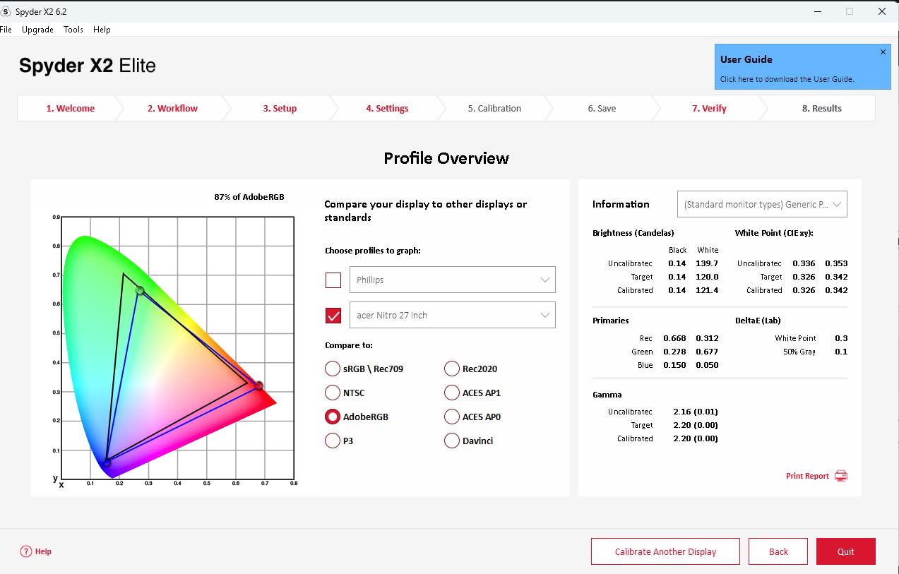 acer Nitro 27 Inch QHD 2560 x 1440 IPS Gaming Monitor | AMD FreeSync | Up to 180Hz Refresh | Up to 0.5ms | DCI-P3 95% | HDR 10 Support | One Display Port 1.2 & Two HDMI 2.0 | KG271U N3bmiipx - Customer Photo 3