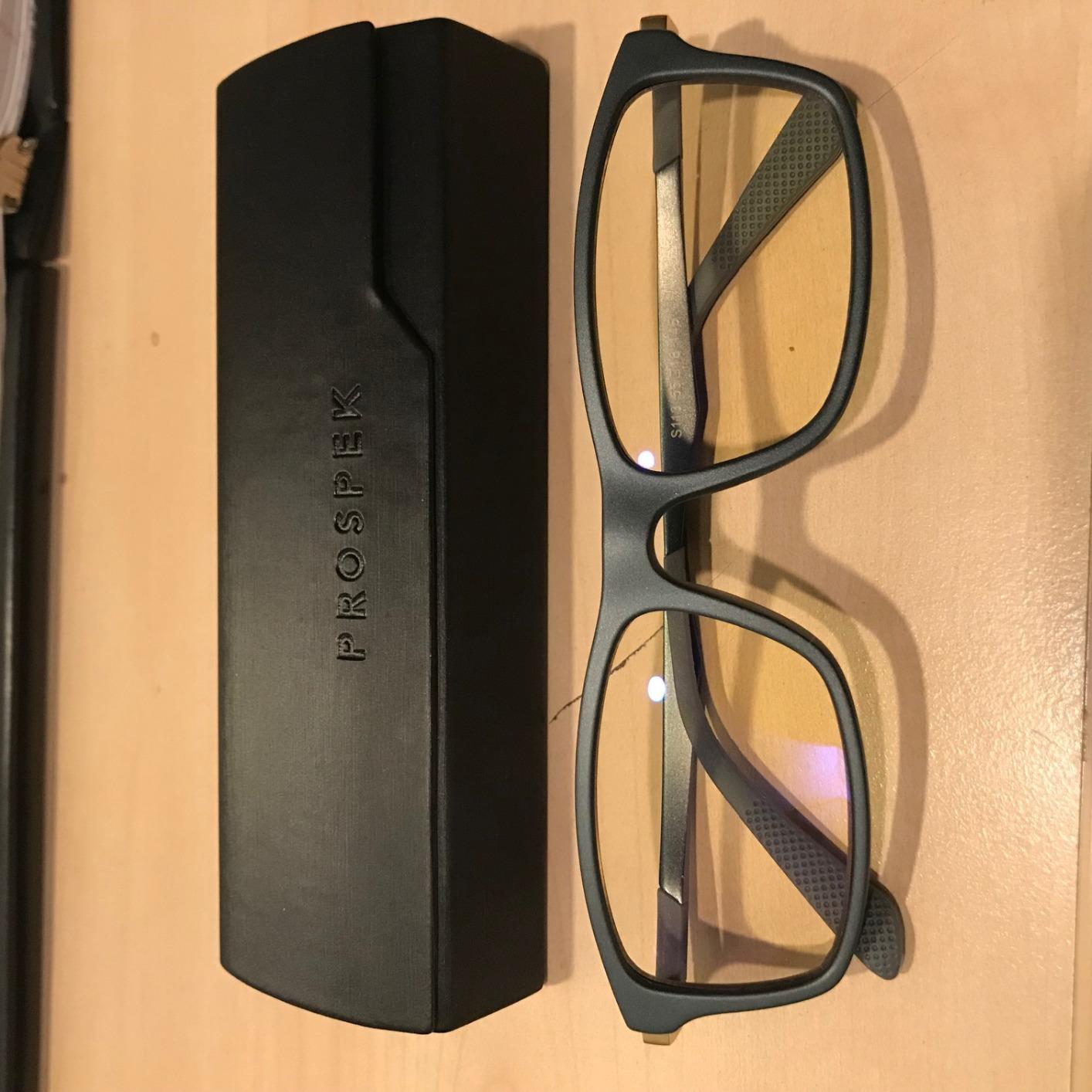Prospek Mens Blue Light Glasses,CARBON - High Optical Quality Lenses and Ultra Light Frame Customer Review Prospek Mens Blue Light Glasses,CARBON - High Optical Quality Lenses and Ultra Light Frame - Customer Photo 2