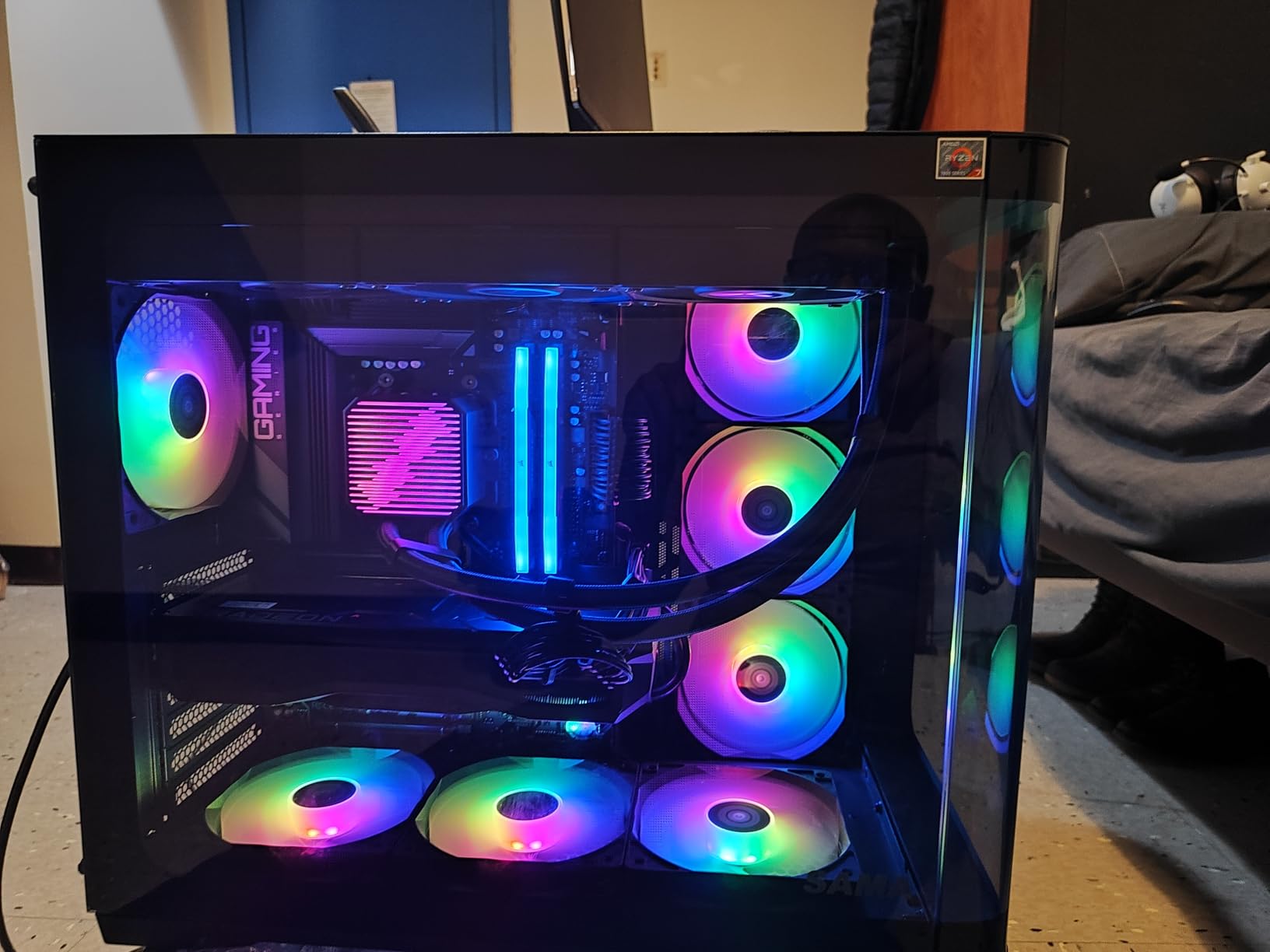 ID-COOLING DX360 MAX Liquid CPU Cooler 360mm ARGB AIO Cooler, 38mm Thick Radiator, 3x120mm High-efficient Fans Zero RPM Support, Intel LGA1851/1700/1200/115X & AMD AM5/AM4, TDP 350W - Customer Photo 1