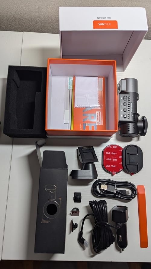 Vantrue N2X 2.7K Dash Cam Front and Inside, 5G WiFi Dual Dash Camera for Car with HDR IR Night Vision, STARVIS 2, GPS, 2.5K/60FPS, LTE Support, 24/7 Parking Mode, Voice Control, Support 512GB Max - Customer Photo 1