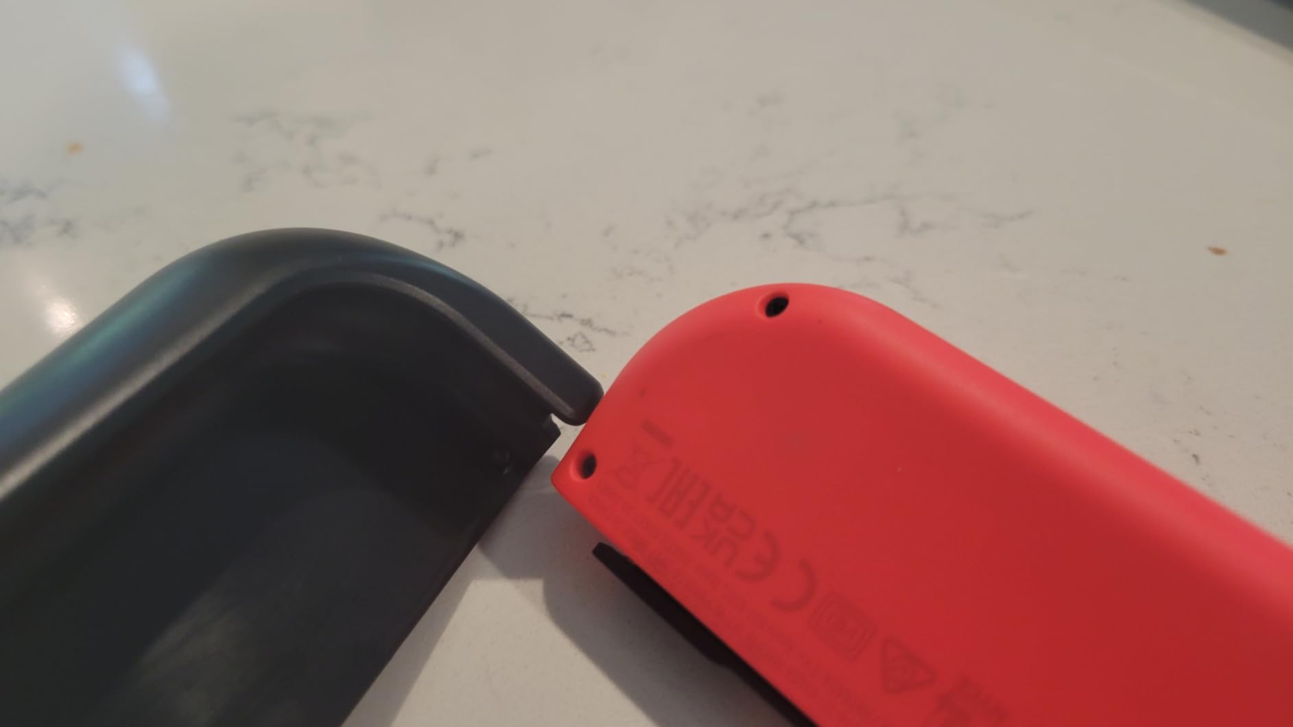 MystiForge Ergonomic Joy-Con Grip for Nintendo Switch/OLED - Anti-Slip Design with Wrist Strap Compatibility - Customer Photo 2