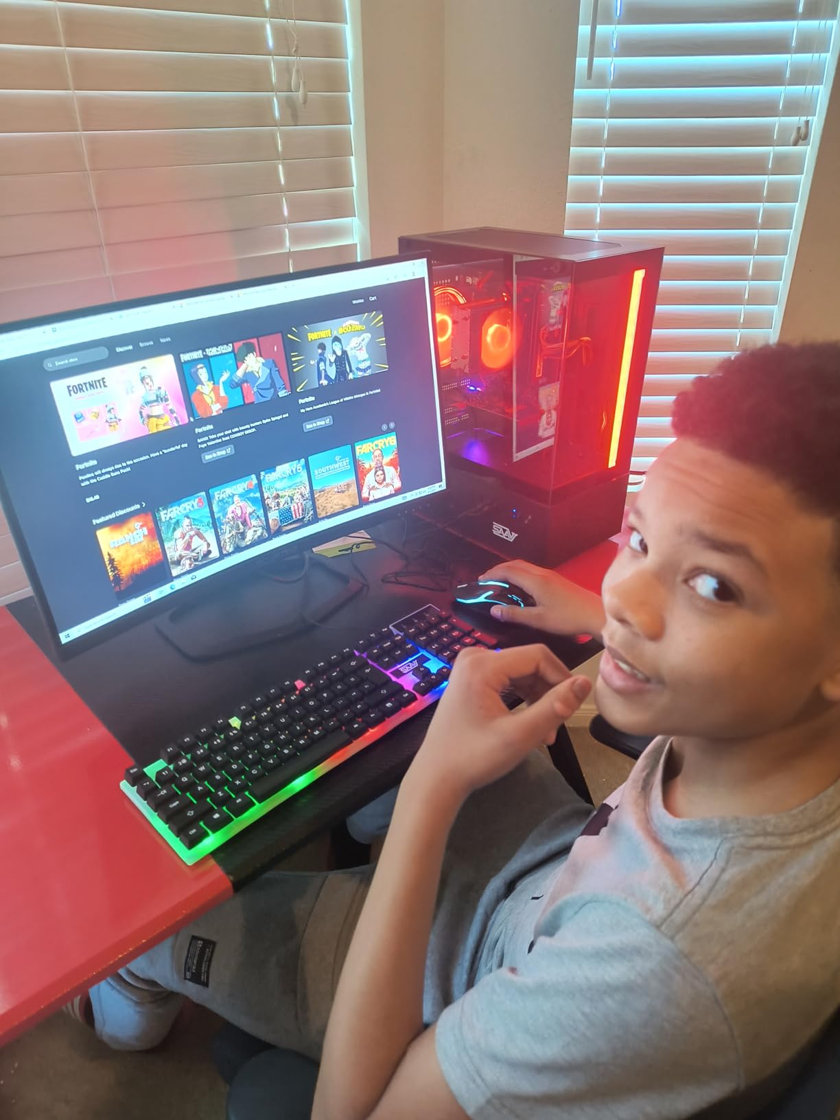 SAAV X1 Prebuilt Gaming PC Desktop Intel G5400 3.7GHz CPU, 16GB RAM, GEFORCE GTX 750 GDDR5 GPU, 512GB NVME, WiFi 6, Bluetooth, Win 11, Mouse Keyboard, PC Gaming Computer Desktop, 1-Year Warranty - Customer Photo 2