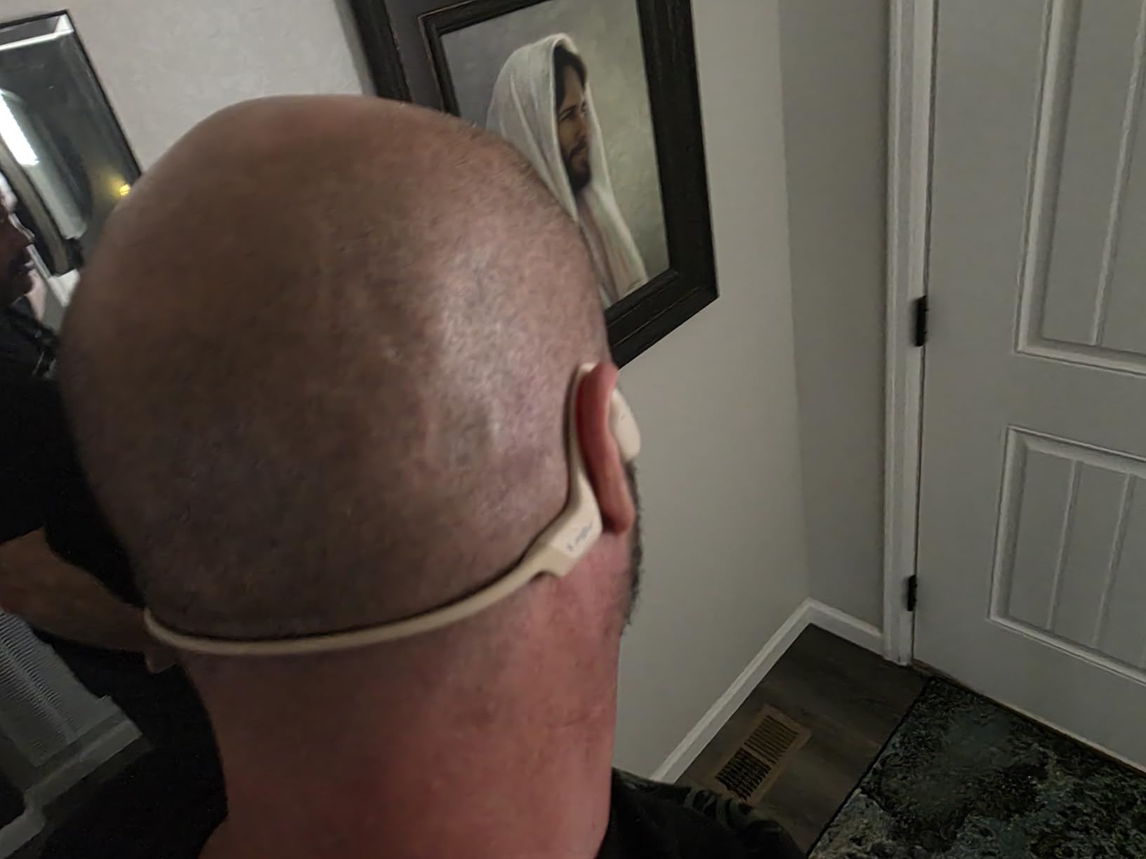 SHOKZ OpenRun Pro Mini - Premium Bone Conduction Open-Ear Bluetooth Sport Headphones - Sweat Resistant Wireless Earphones - Built-in Mic, with Headband (Renewed) Customer Review SHOKZ OpenRun Pro Mini - Premium Bone Conduction Open-Ear Bluetooth Sport Headphones - Sweat Resistant Wireless Earphones - Built-in Mic, with Headband (Renewed) - Customer Photo 1