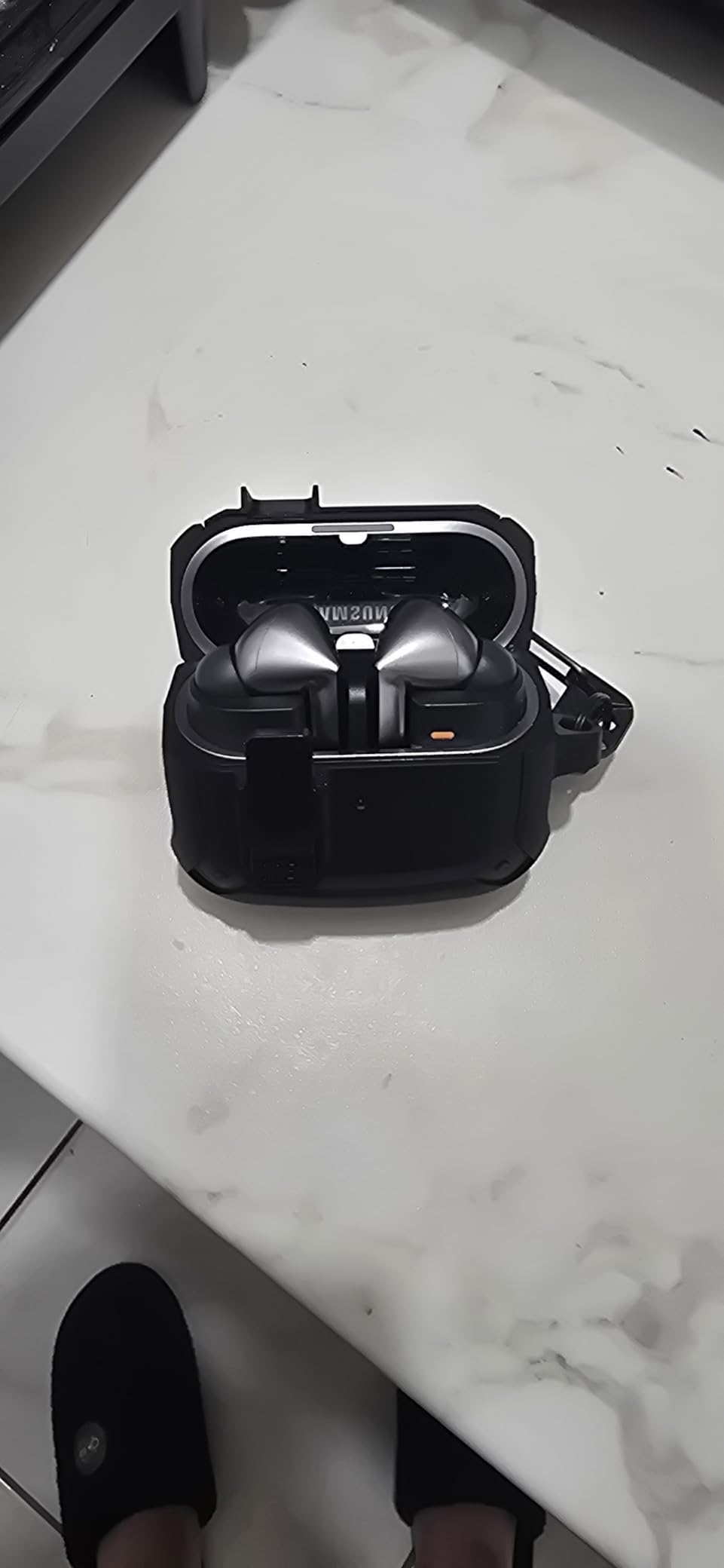 Samsung Galaxy Buds 3 Pro AI True Wireless Bluetooth Earbuds, Noise Cancelling, Sound Optimization, Redesigned Comfort Fit, Silver [US Version, Amazon Exclusive, 2Yr Warranty] - Customer Photo 2