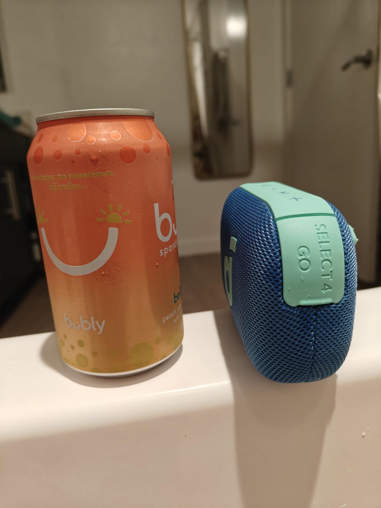 Soundcore Select 4 Go Bluetooth Shower Speaker by Anker, IP67 Waterproof/Dustproof, Ultra-Portable Speaker, Wireless, 20H Playtime, Floatable, Powerful Sound, Electronics for Outdoors/Home/Travel Customer Review Soundcore Select 4 Go Bluetooth Shower Speaker by Anker, IP67 Waterproof/Dustproof, Ultra-Portable Speaker, Wireless, 20H Playtime, Floatable, Powerful Sound, Electronics for Outdoors/Home/Travel - Customer Photo 2