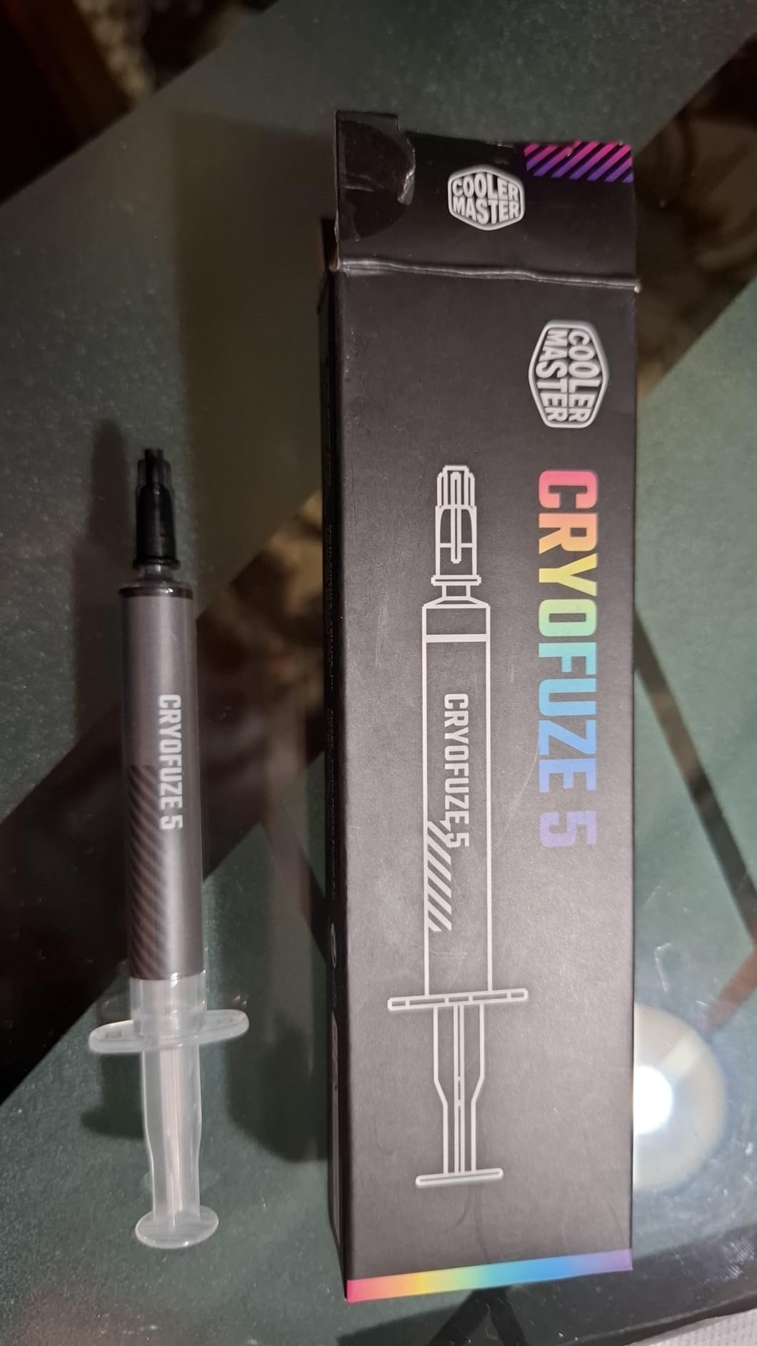 Cooler Master CryoFuze 5 Premium Performance Thermal Paste | 3 Grams | Thermal Compound (for GPU, CPU, Consoles, Laptops Graphics Cards, Heat Sinks) – White Customer Review Cooler Master CryoFuze 5 Premium Performance Thermal Paste | 3 Grams | Thermal Compound (for GPU, CPU, Consoles, Laptops Graphics Cards, Heat Sinks) – White - Customer Photo 3