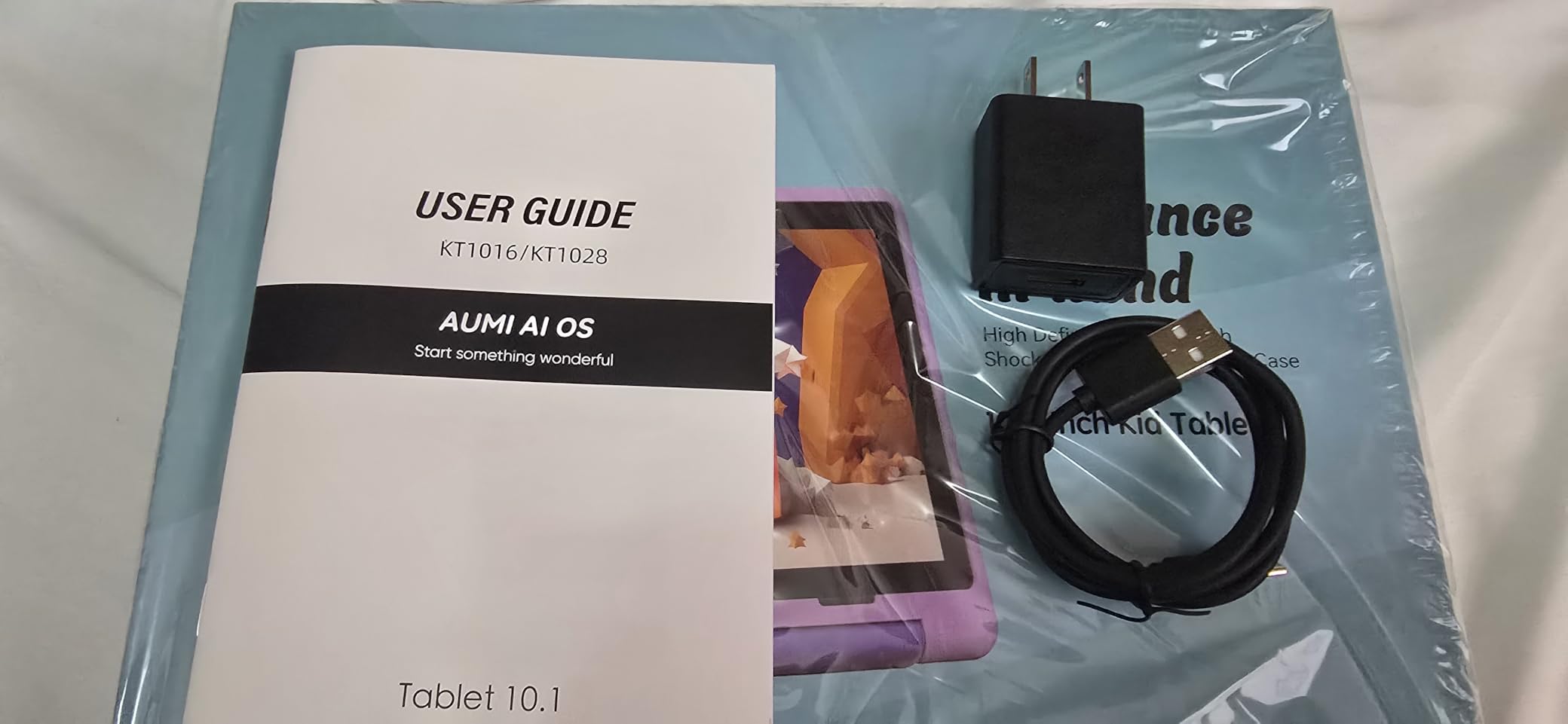 URAO Kids Tablet, Android 14 Tablet for Kids 10 inch Octa-Core with Case, 64GB 1TB TF Card Expandable for Toddler Children, Parental Control, Dual Camera, WiFi,Gift - Customer Photo 3