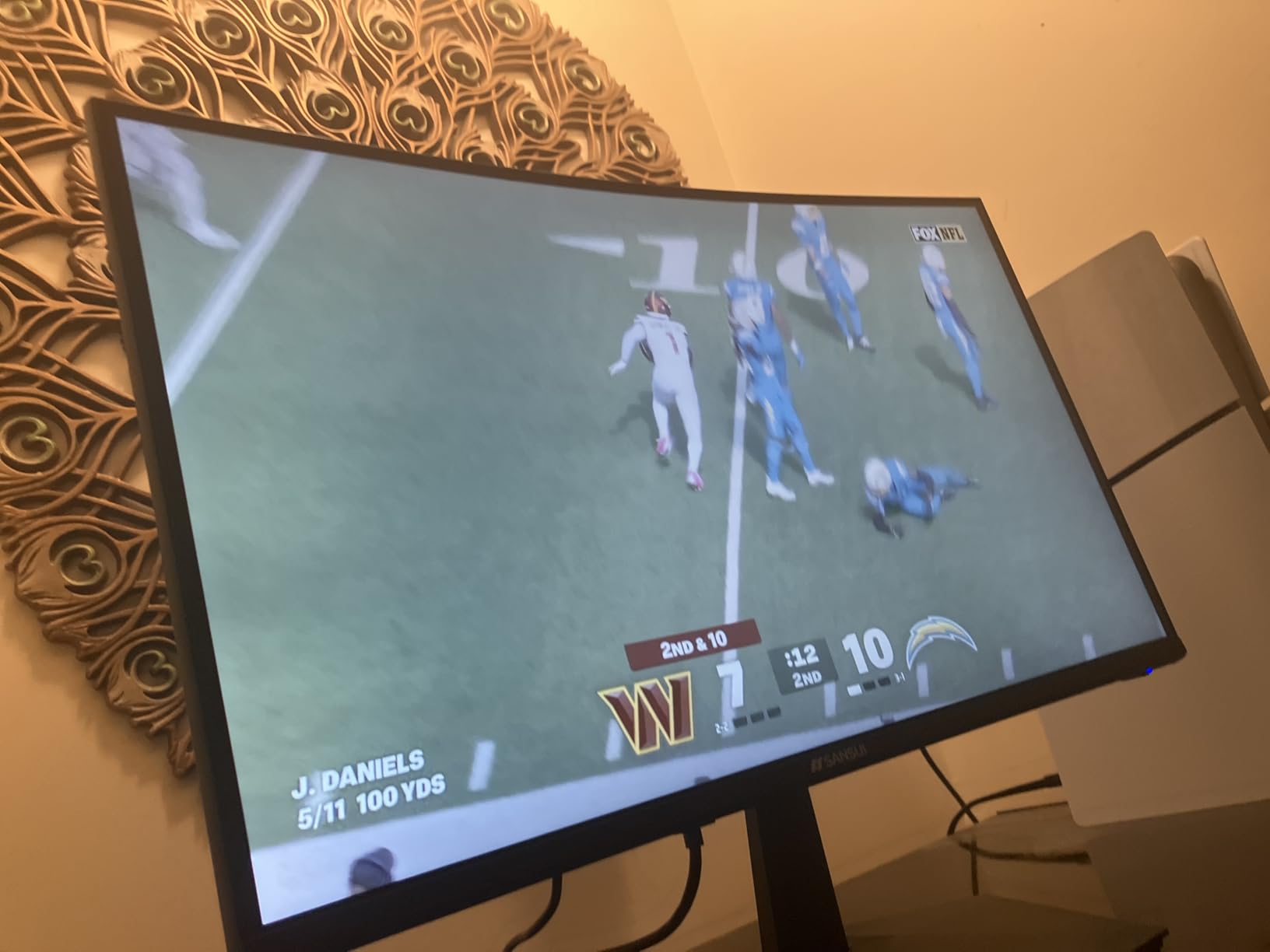 SANSUI 27 Inch Curved Gaming Monitor 200Hz 180Hz 1ms with Speakers FHD 1080P Computer Monitor FreeSync|1500R|130% sRGB|HDR|Low Blue Light|HDMI DP Ports|VESA Mount|Metal Stand(HDMI Cable Incl.) - Customer Photo 2