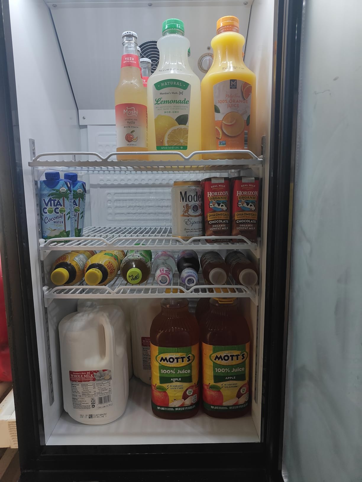 40 Cu.ft. Commercial Beverage Refrigerators Glass Door Refrigerator Upright Display Cooler with Soft LED Light and Adjustable Shelves for Restaurant Grocery Stores Home - Customer Photo 1