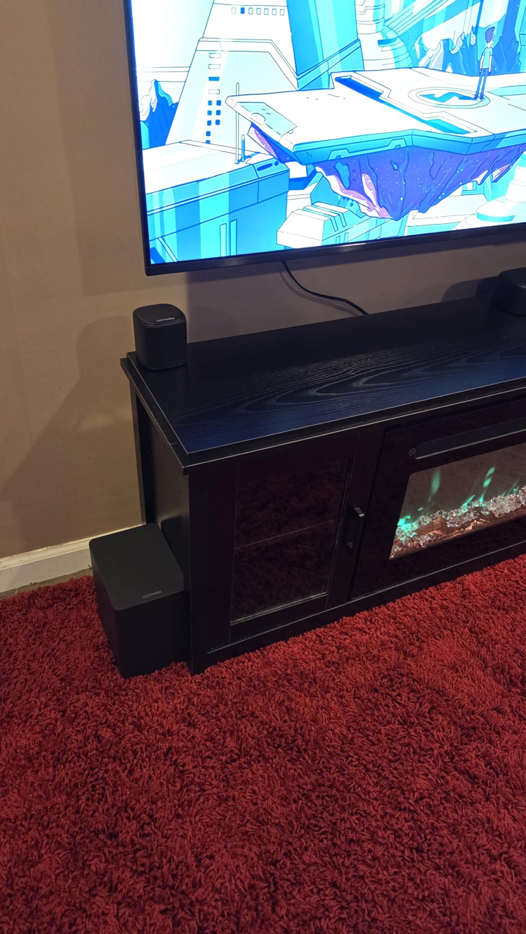 ULTIMEA 7.1ch Sound Bar with Dolby Atmos, Surround Sound System for TV with 4 Surround Speakers, Sound Bar for Smart TV with App Control, Soundbar with Subwoofer for Home Theater, HDMI eARC, Aura A60 - Customer Photo 2