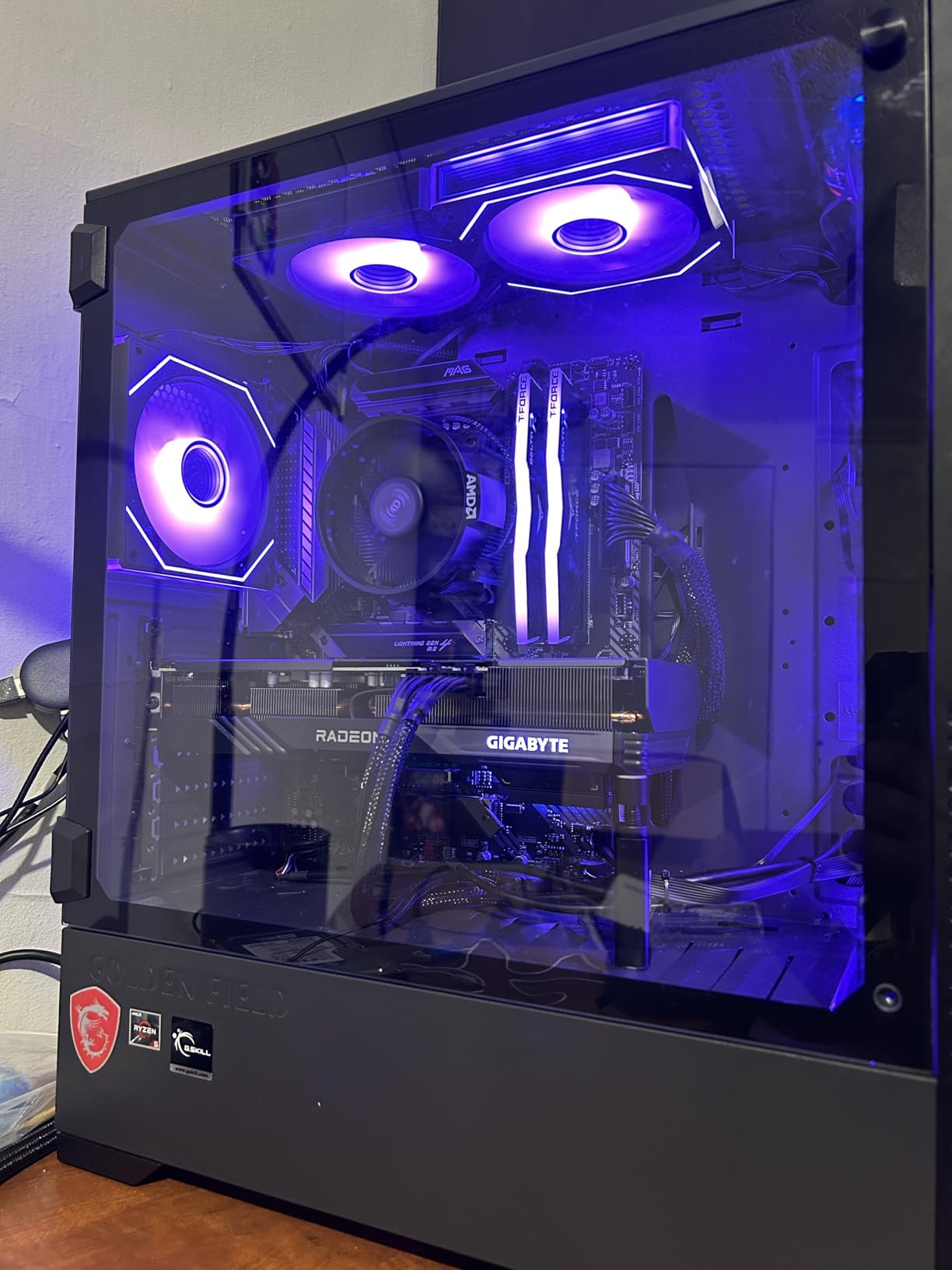 6 Pack RGB Fans, Infinity Mirror, Cable Connector 3 Pin 5V Addressable RGB Fans with Controller (Not Daisy Chain), PWM PC Fan 1800 RPM, 52.4 CFM, Infinity Series Customer Review 6 Pack RGB Fans, Infinity Mirror, Cable Connector 3 Pin 5V Addressable RGB Fans with Controller (Not Daisy Chain), PWM PC Fan 1800 RPM, 52.4 CFM, Infinity Series - Customer Photo 2