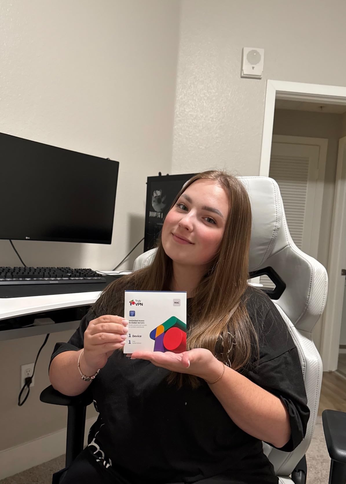 TrulyOffice Truly VPN for Window | 1-Year Subscription | 1 Device | Unlimited Access to Global Servers | Secure and Private Browsing | Physical Activation Card - Customer Photo 1