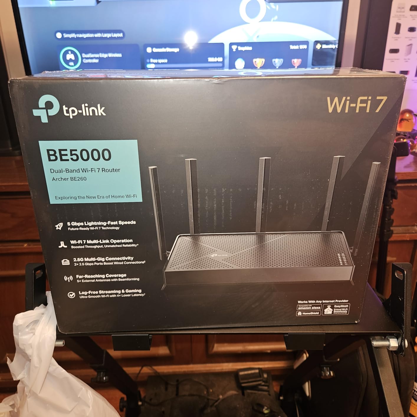 TP-Link Dual-Band BE3600 Wi-Fi 7 Router Archer BE230 | 4-Stream | 2×2.5G + 3×1G Ports, USB 3.0, 2.0 GHz Quad Core, 4 Antennas | VPN, EasyMesh, HomeShield, MLO, Private IOT | Free Expert Support Customer Review TP-Link Dual-Band BE3600 Wi-Fi 7 Router Archer BE230 | 4-Stream | 2×2.5G + 3×1G Ports, USB 3.0, 2.0 GHz Quad Core, 4 Antennas | VPN, EasyMesh, HomeShield, MLO, Private IOT | Free Expert Support - Customer Photo 1