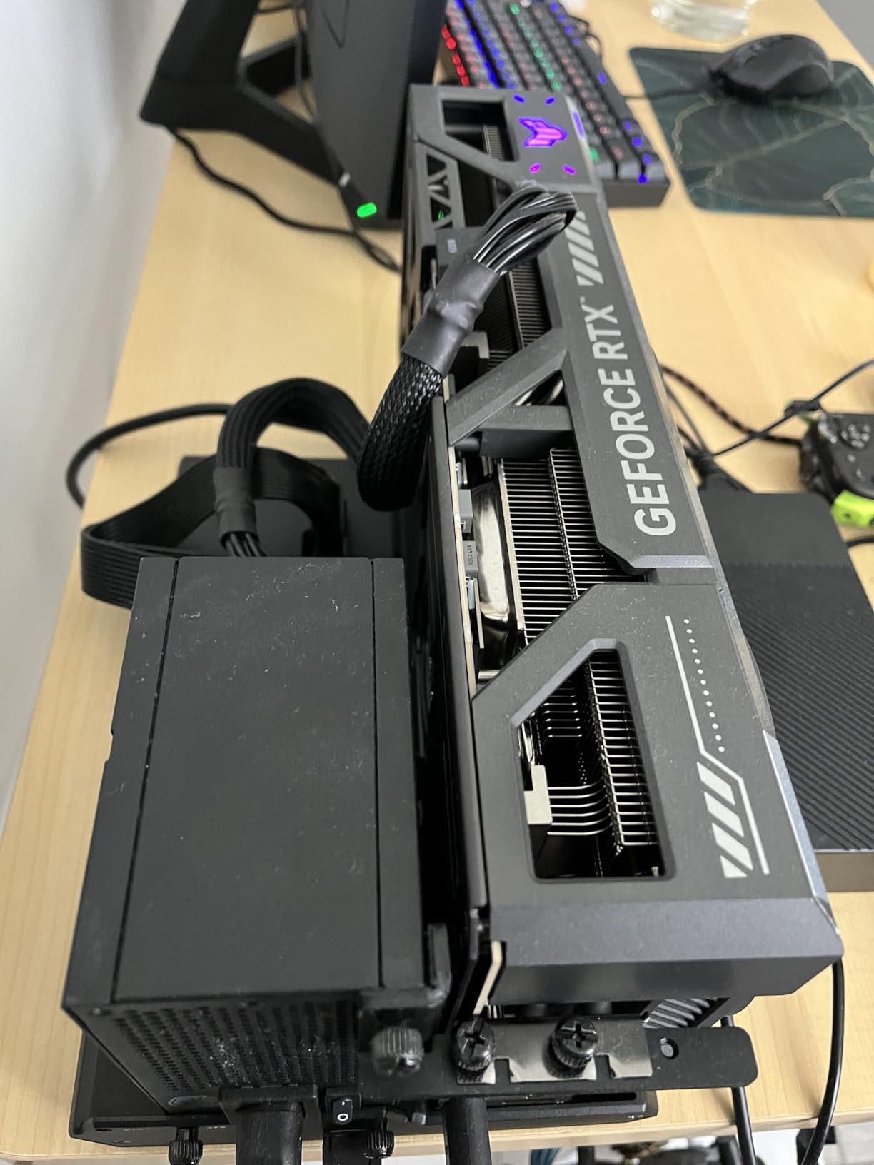 MINISFORUM DEG1 External GPU Dock Station, Mini eGPU Enclosure for RTX 4090, AMD RX 7900 XTX, Support ATX/SFX Standard Power Supplies, Oculink Interface Graphics Dock Station - Customer Photo 2