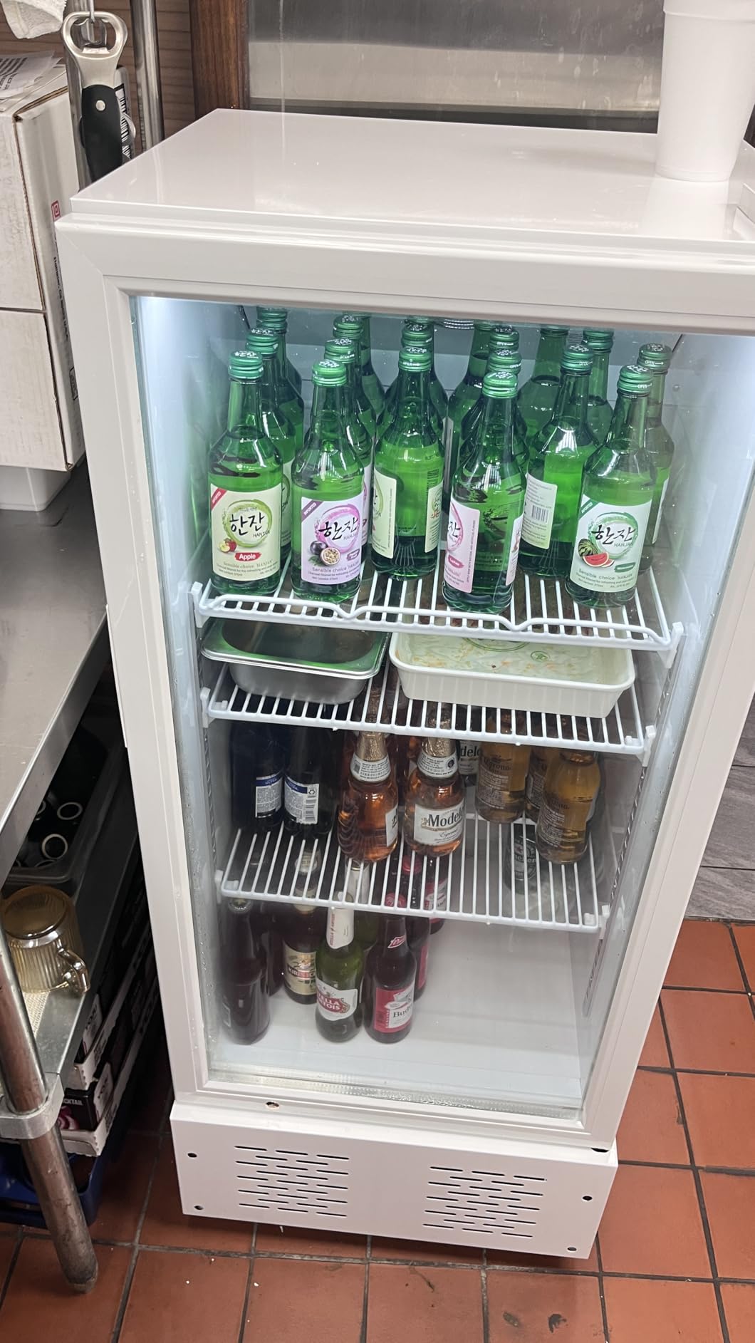 12 Cu.ft. Commercial Beverage Fridge Merchandiser Refrigerator Glass Door Upright Display Cooler with LED Light and Adjustable Shelves for Restaurant Grocery Stores Home, White - Customer Photo 1